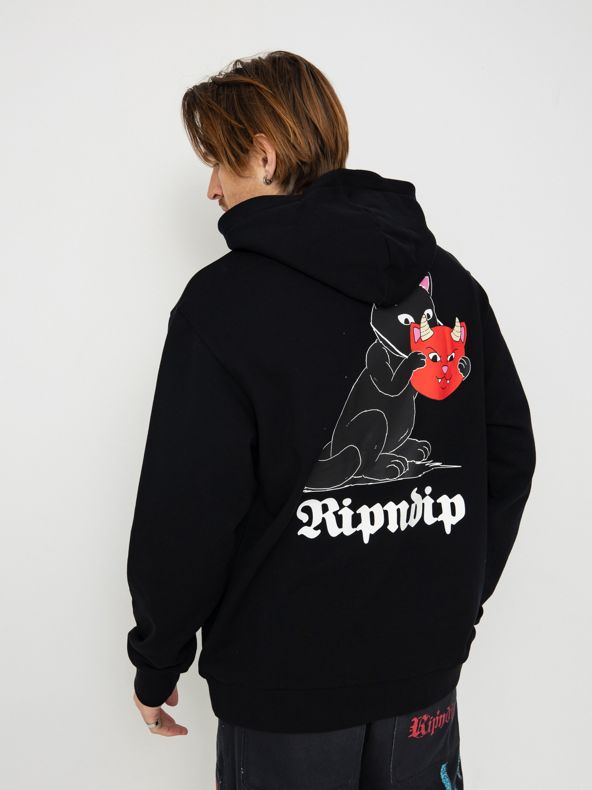 Bluza z kapturem RipNDip Masked Jerm HD (black)