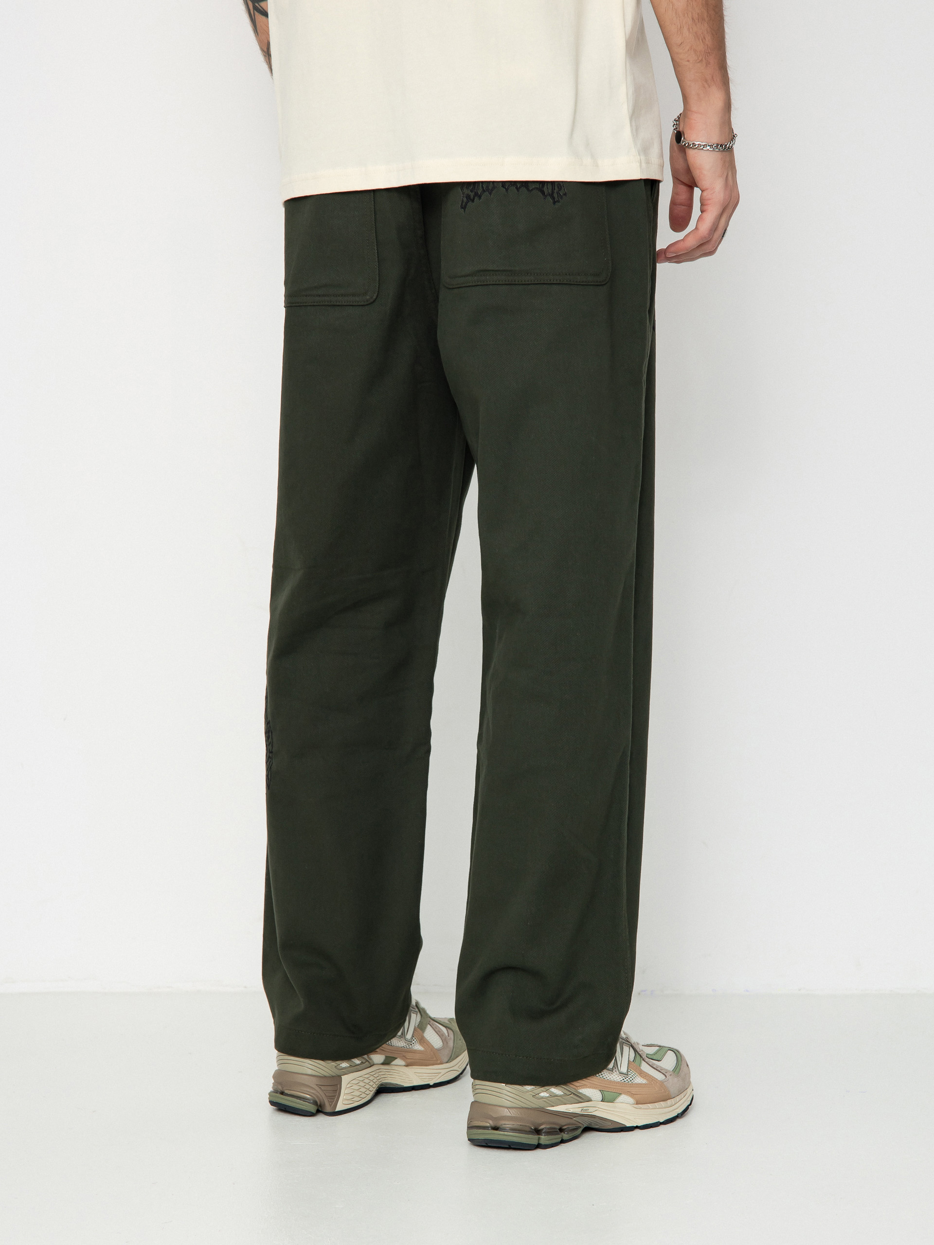 Spodnie RipNDip Mother Nerm Twill (dark olive)