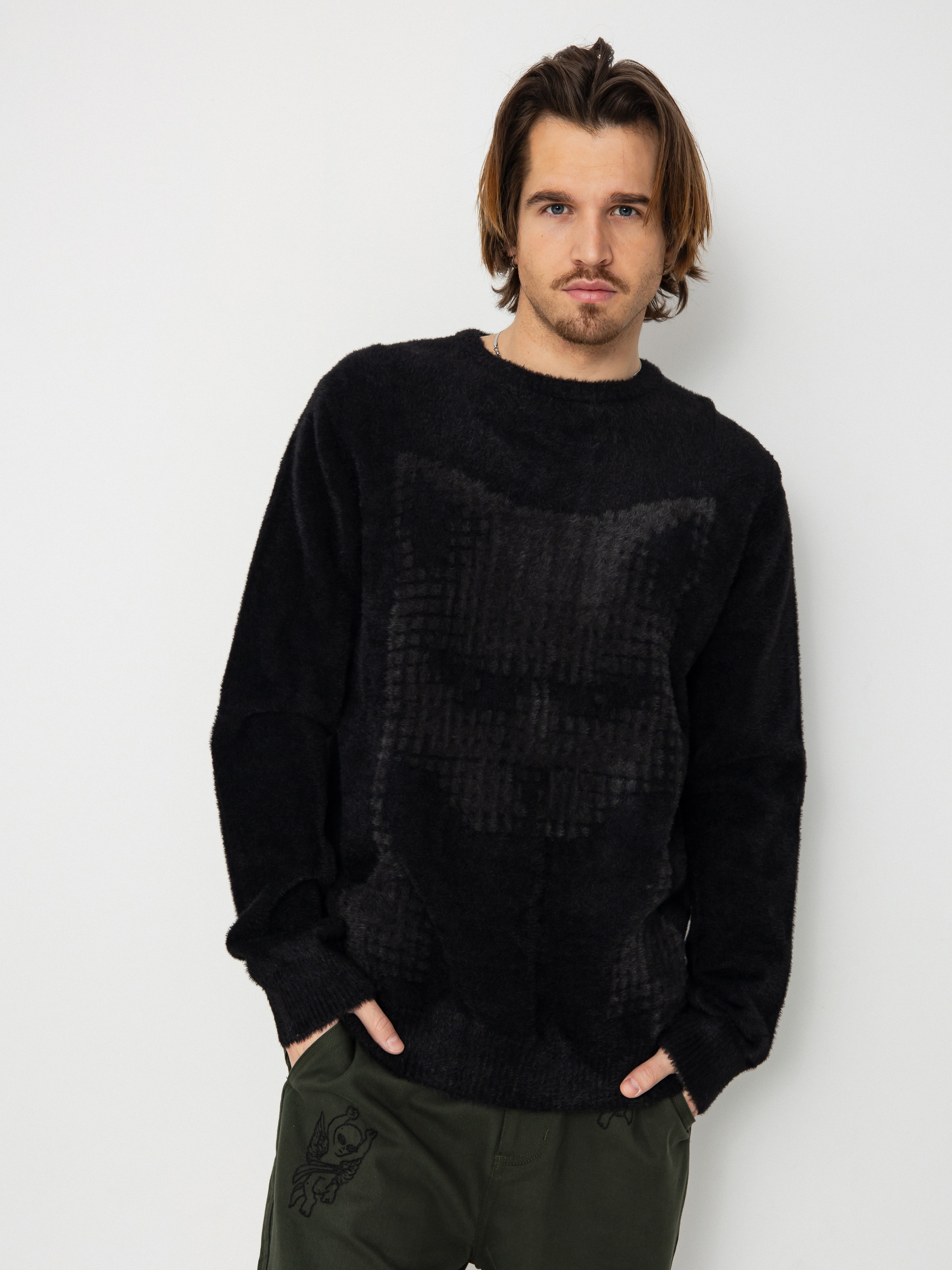 Sweter RipNDip Internal Mohair (black)