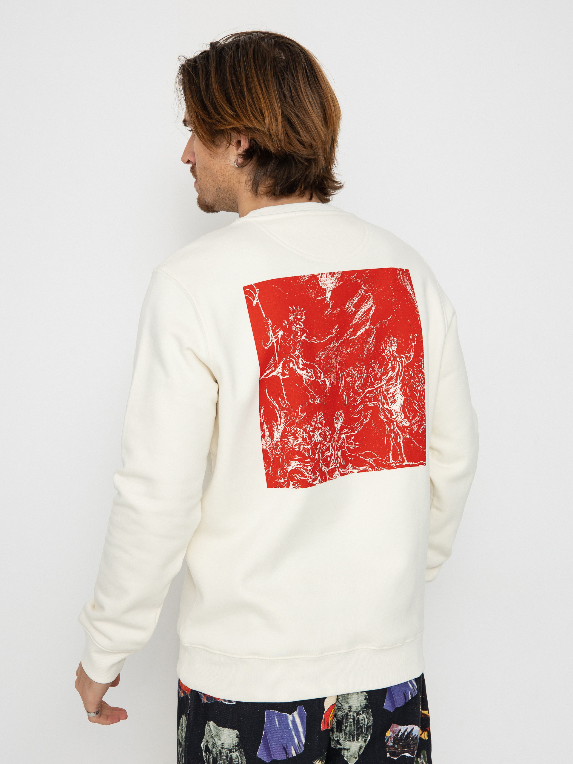 Bluza Poetic Collective Demon Crewneck (ivory)