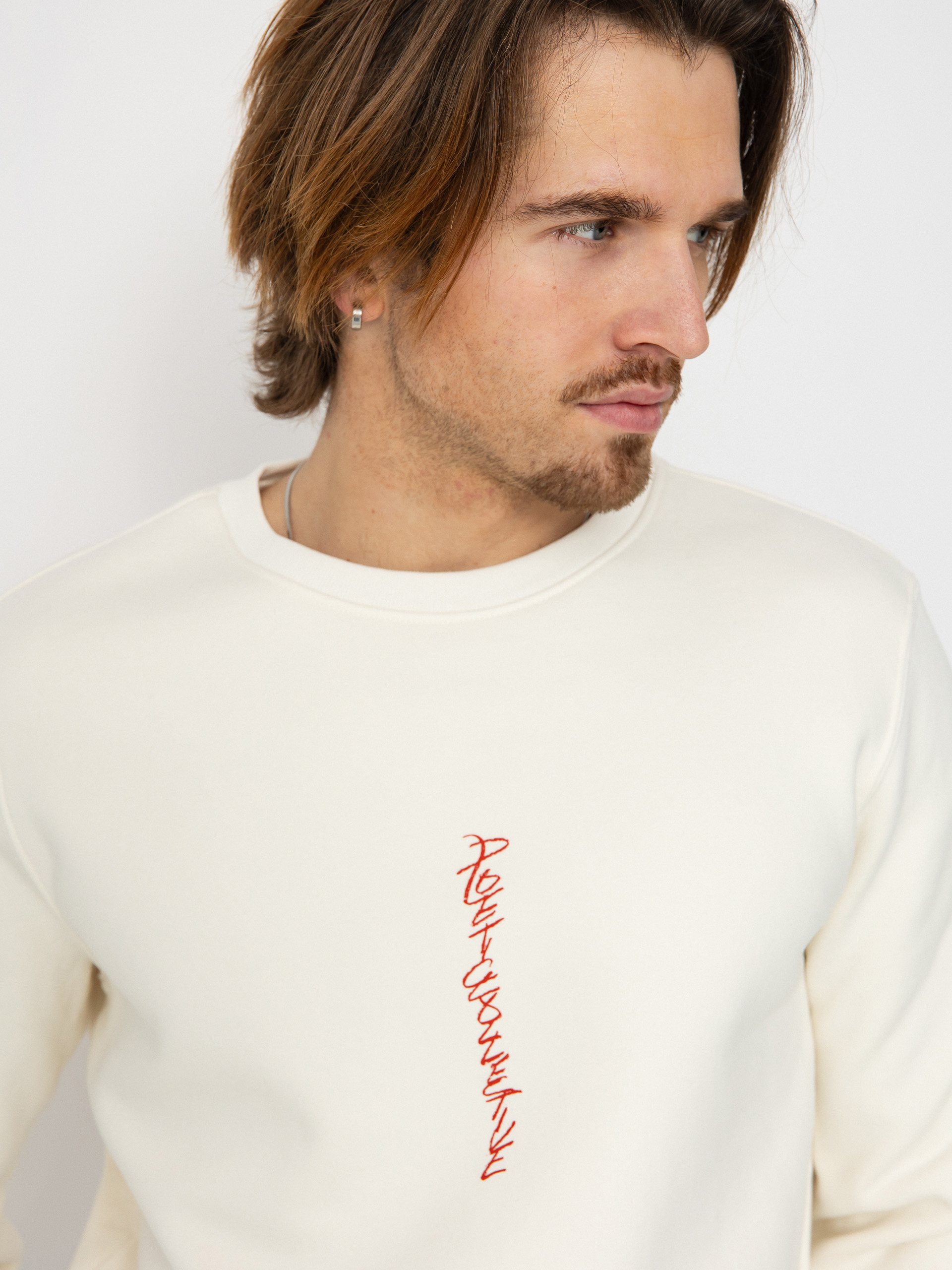 Bluza Poetic Collective Demon Crewneck (ivory)