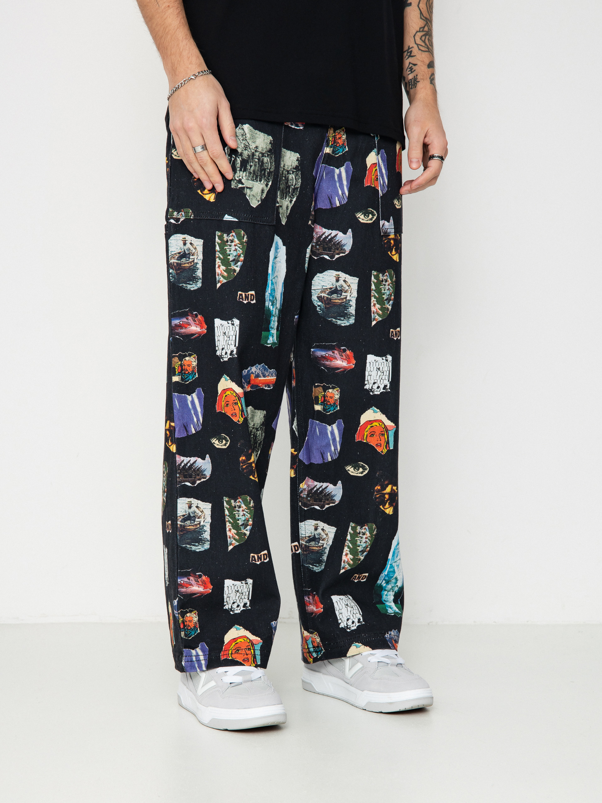 Spodnie Poetic Collective Painter (and collage)