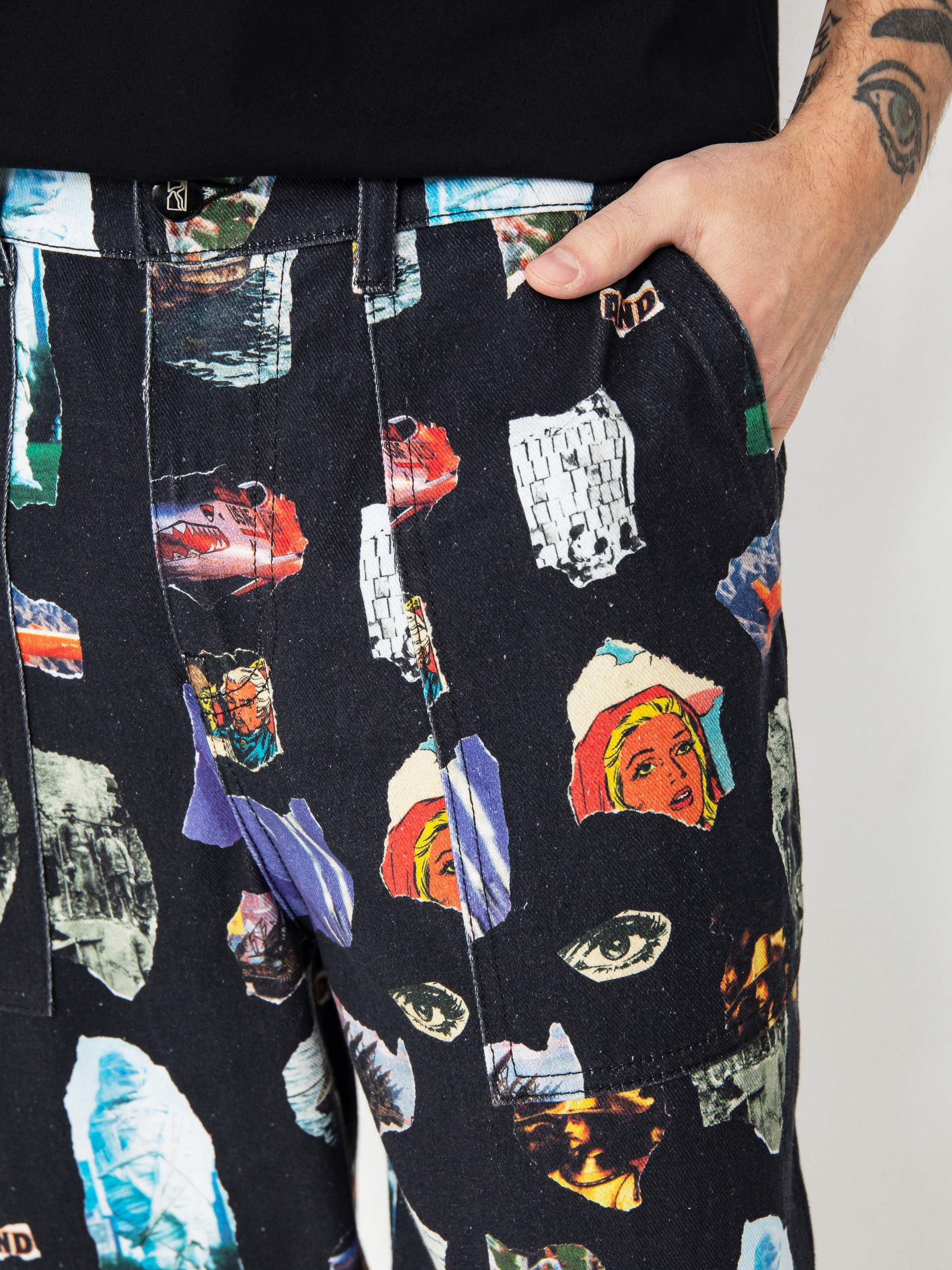 Spodnie Poetic Collective Painter (and collage)