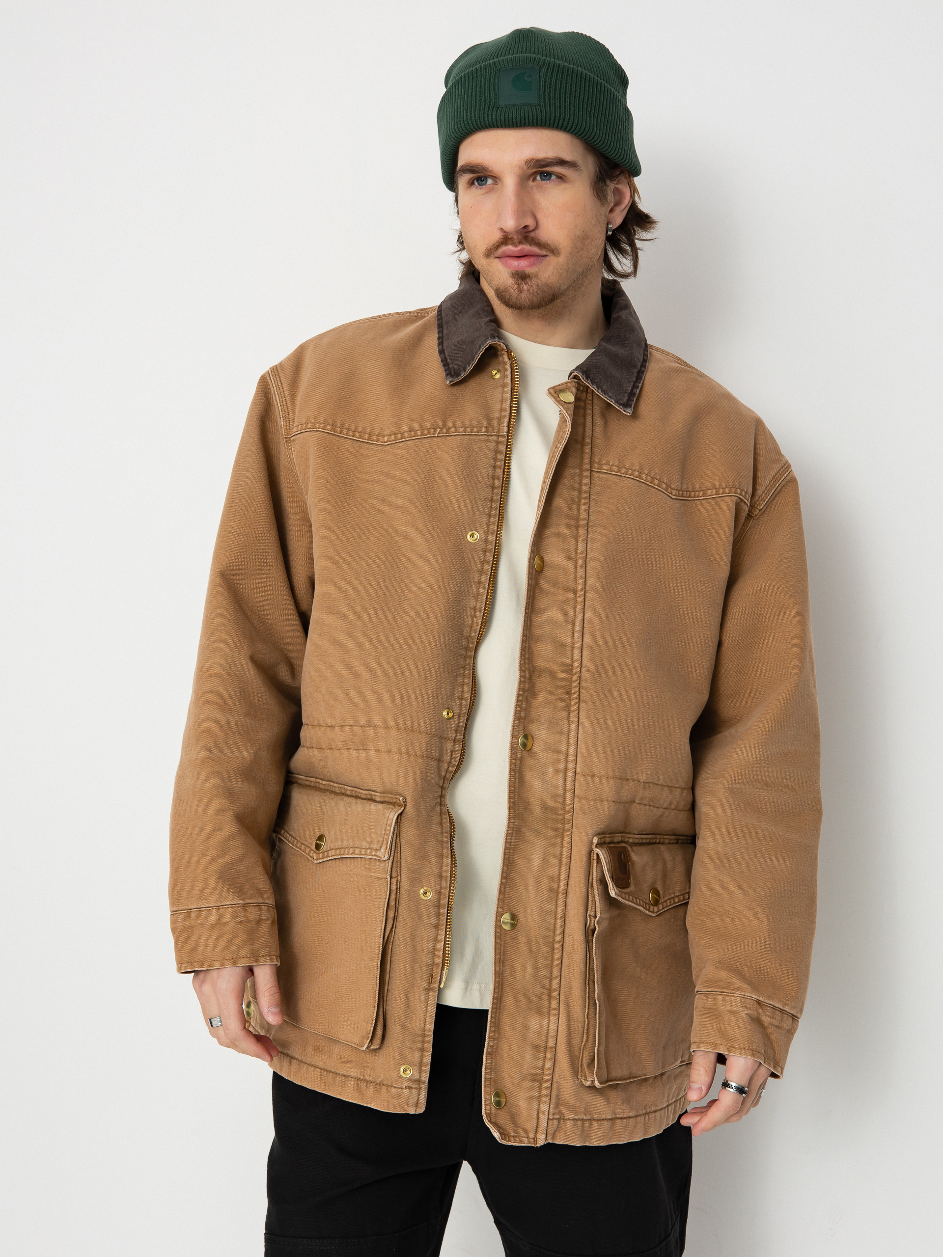 Kurtka Carhartt WIP OG Santa Fe Coat (hamilton brown/tobacco)