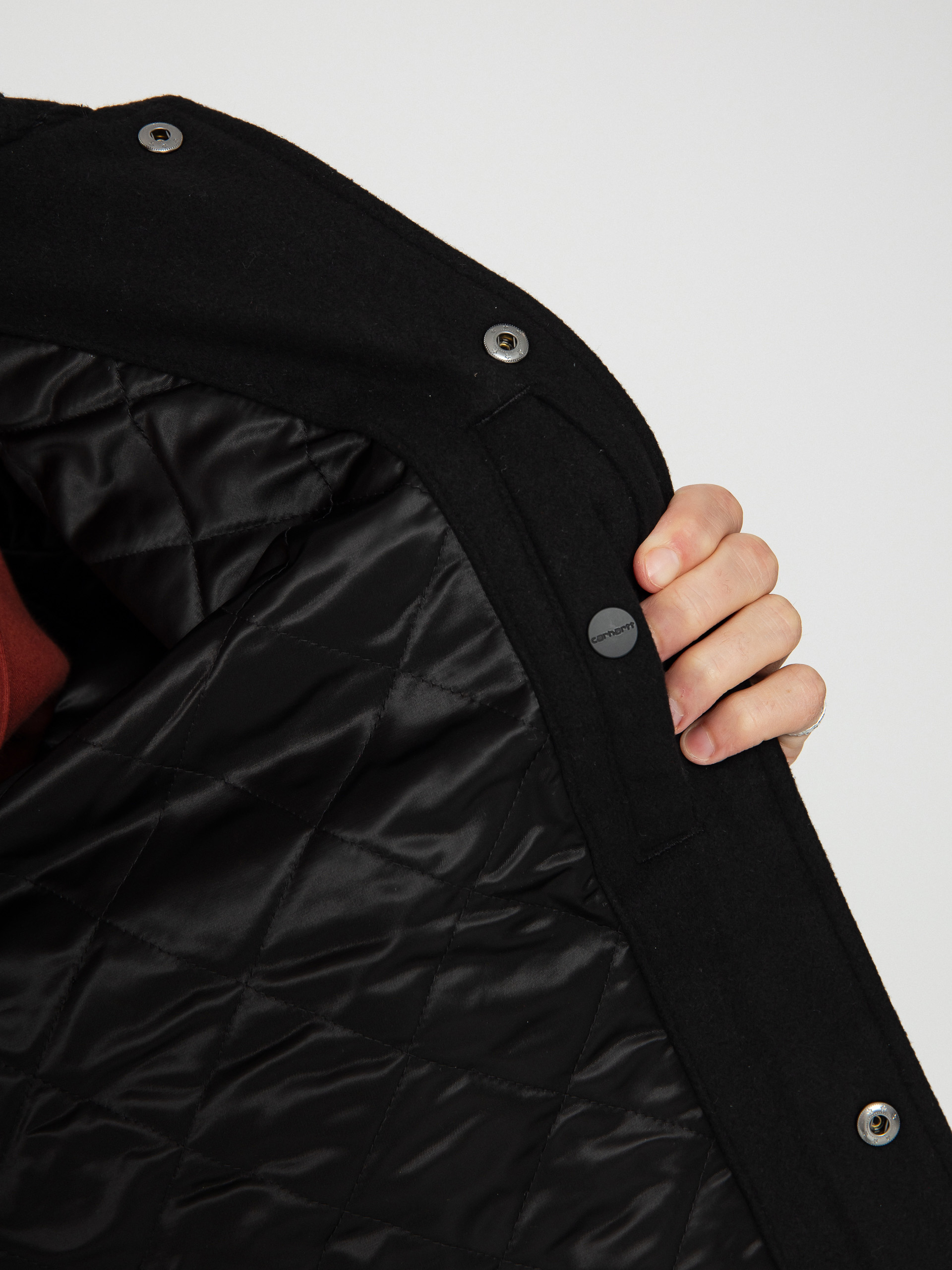 Kurtka Carhartt WIP Wool Coach (black/wax)