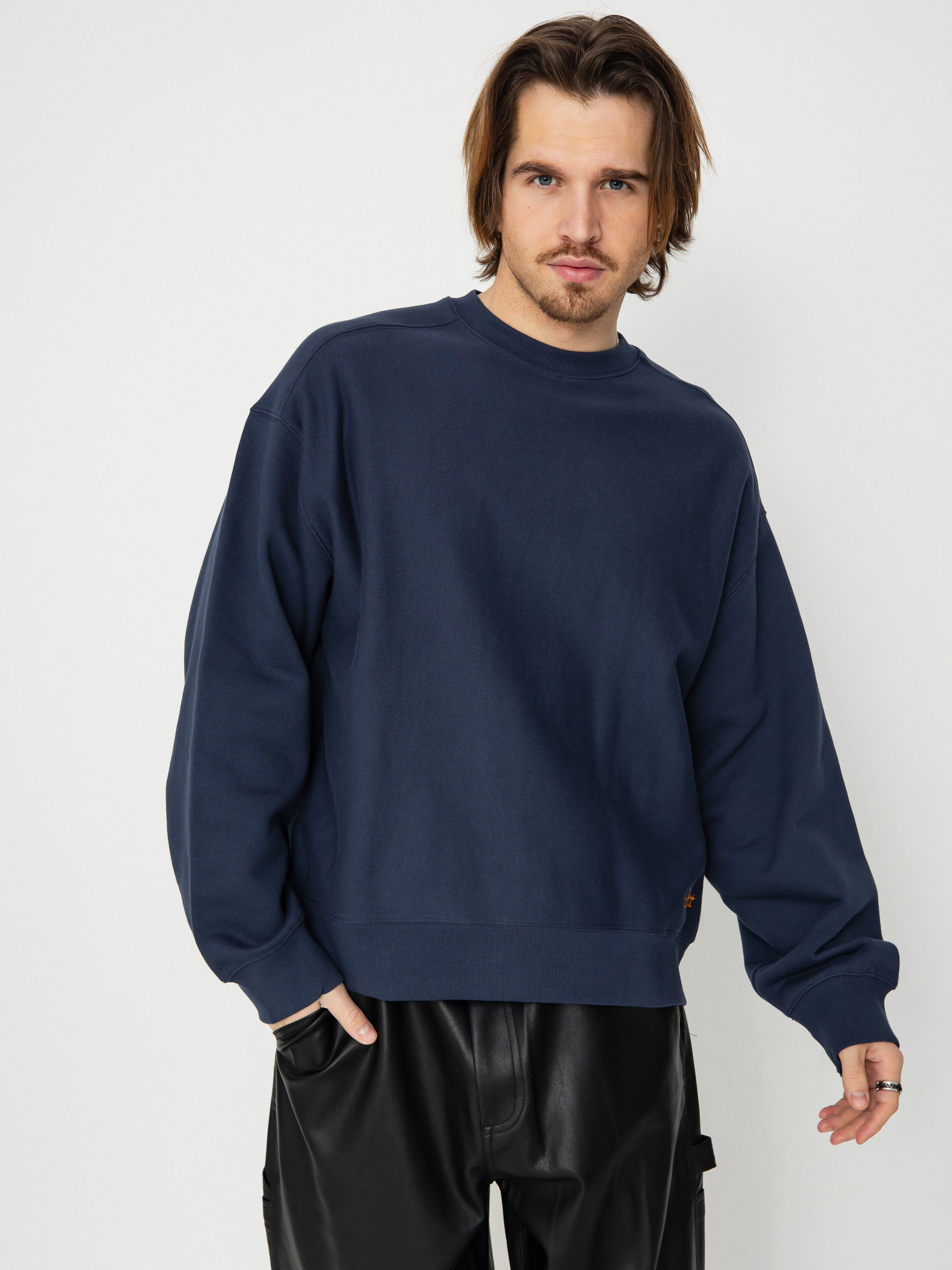 Bluza Carhartt WIP Label Script (blue)