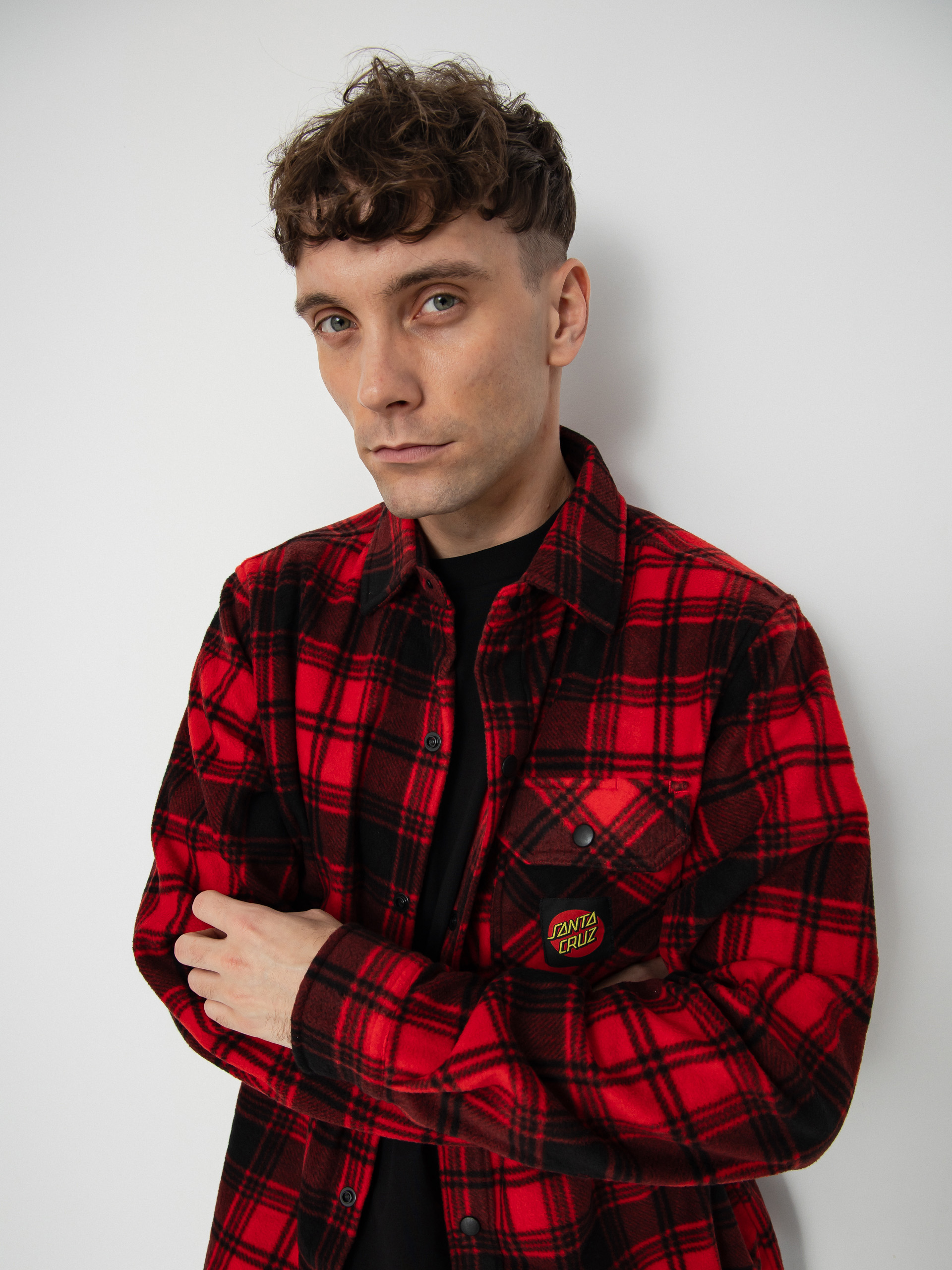 Męska Bluza aktywna Etnies Sc Flame HD (red)