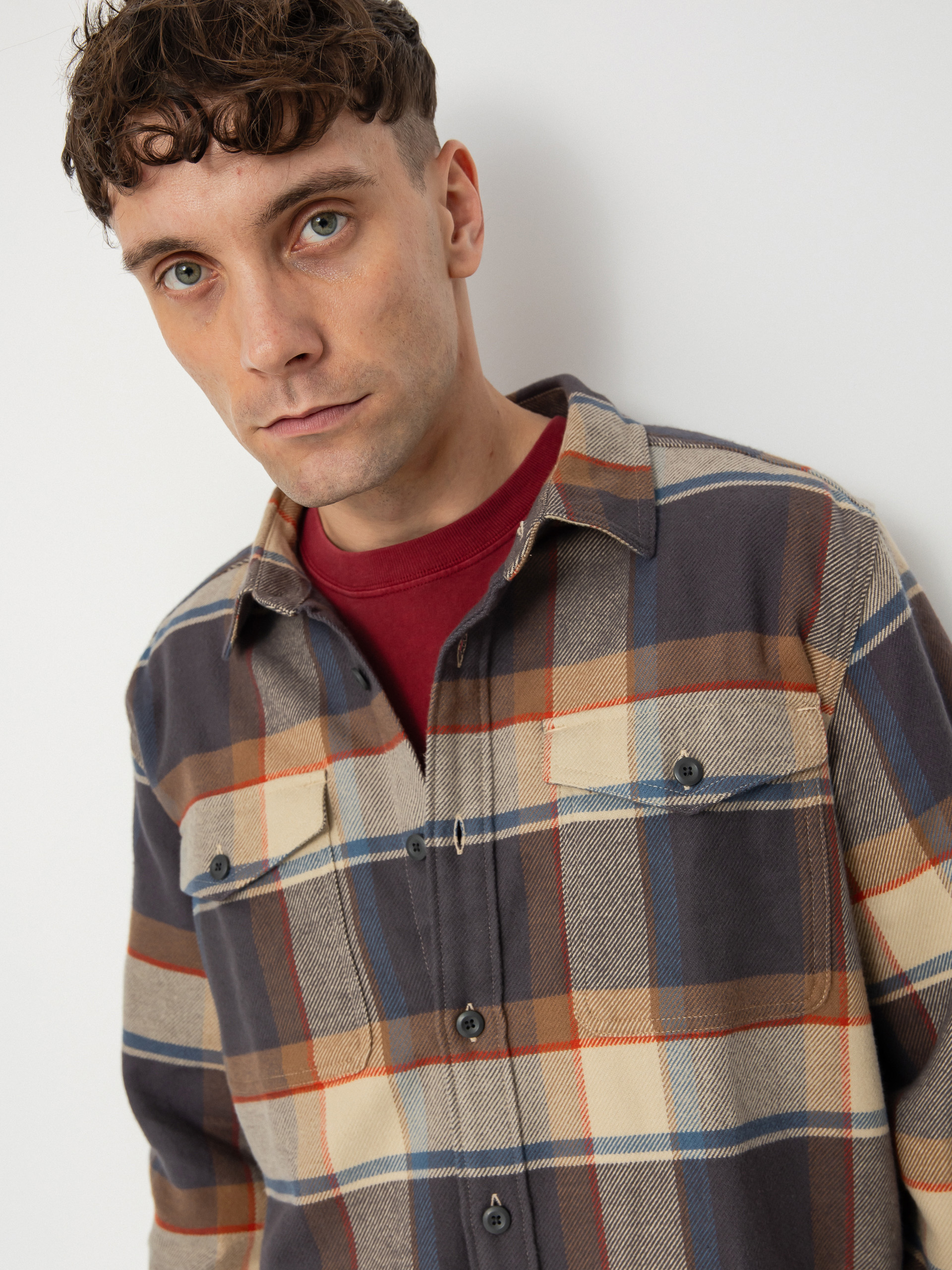 Koszula Patagonia Fjord Flannel (sunrise ridge forge grey)