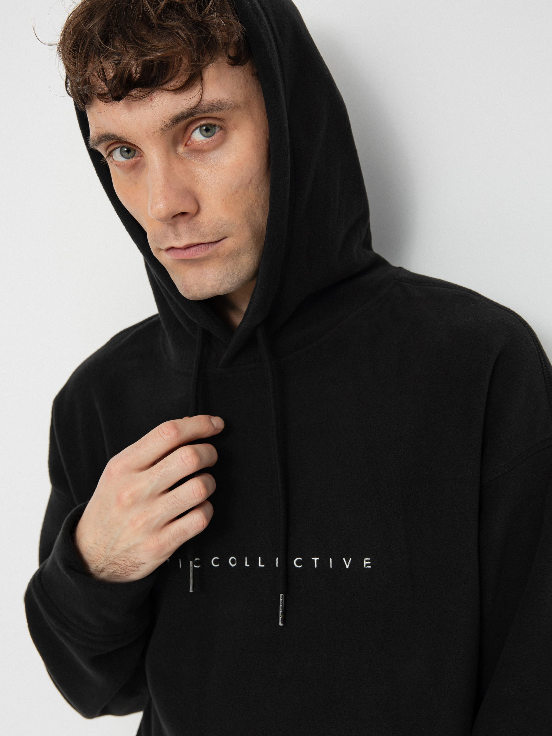Bluza z kapturem Poetic Collective Fleece HD (black)
