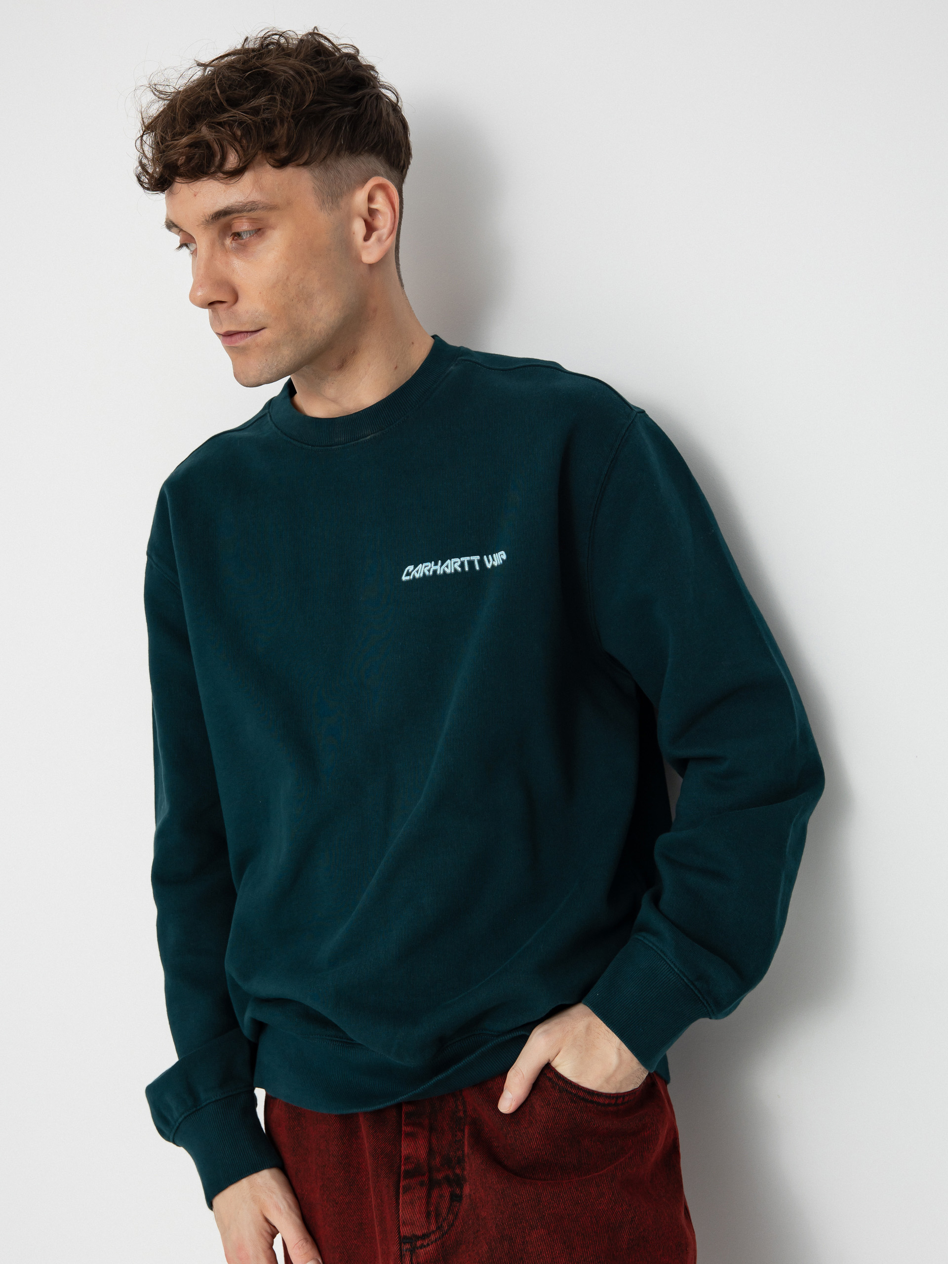 Bluza Carhartt WIP Greatest Flicks (deep lagoon)