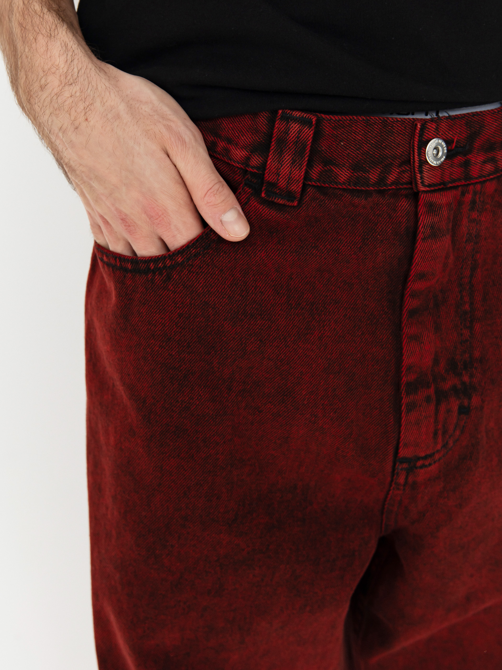 Spodnie Polar Skate Big Boy Jeans (red black)