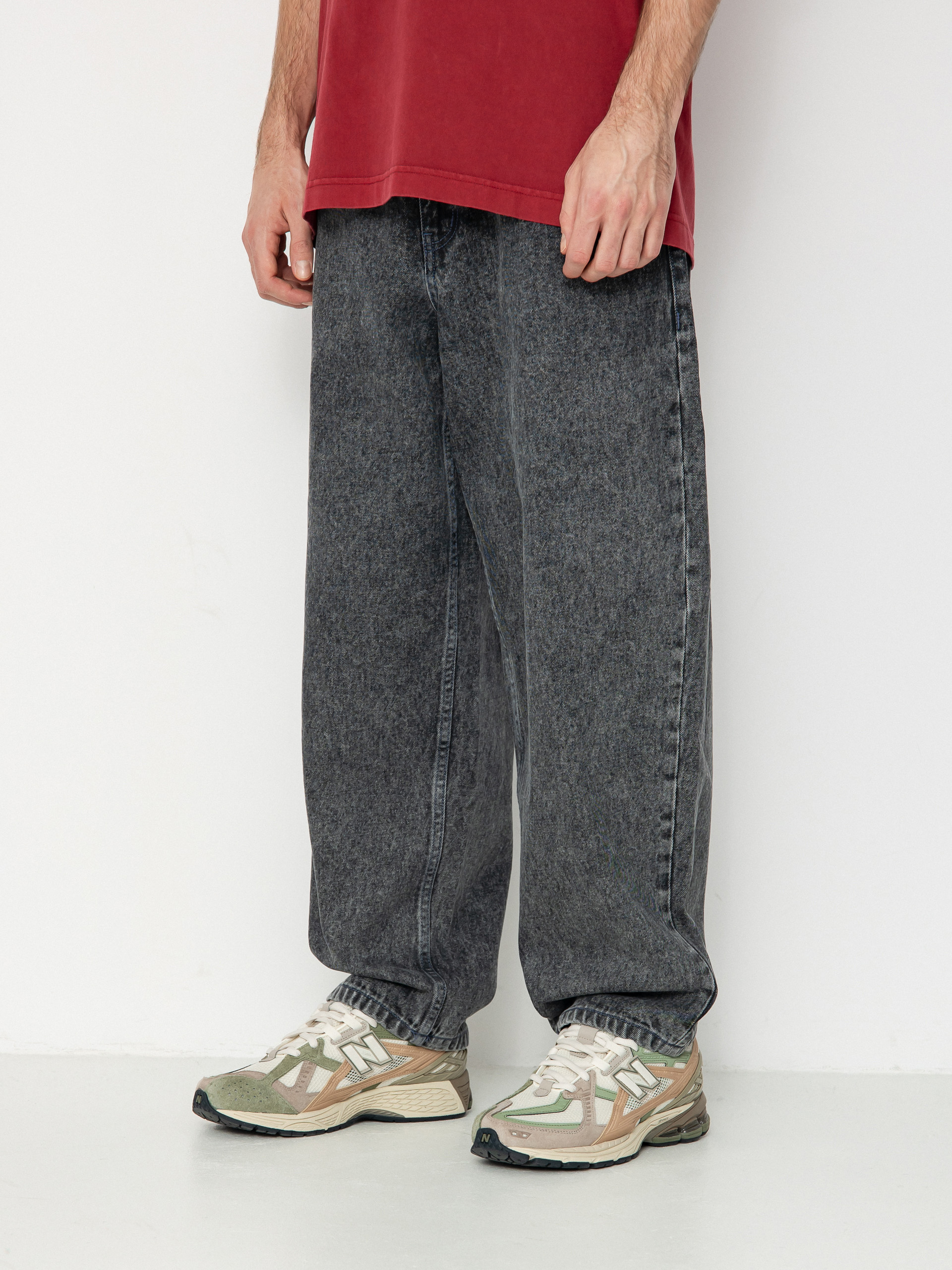 Spodnie Polar Skate Big Boy Jeans - czarny (pitch black)