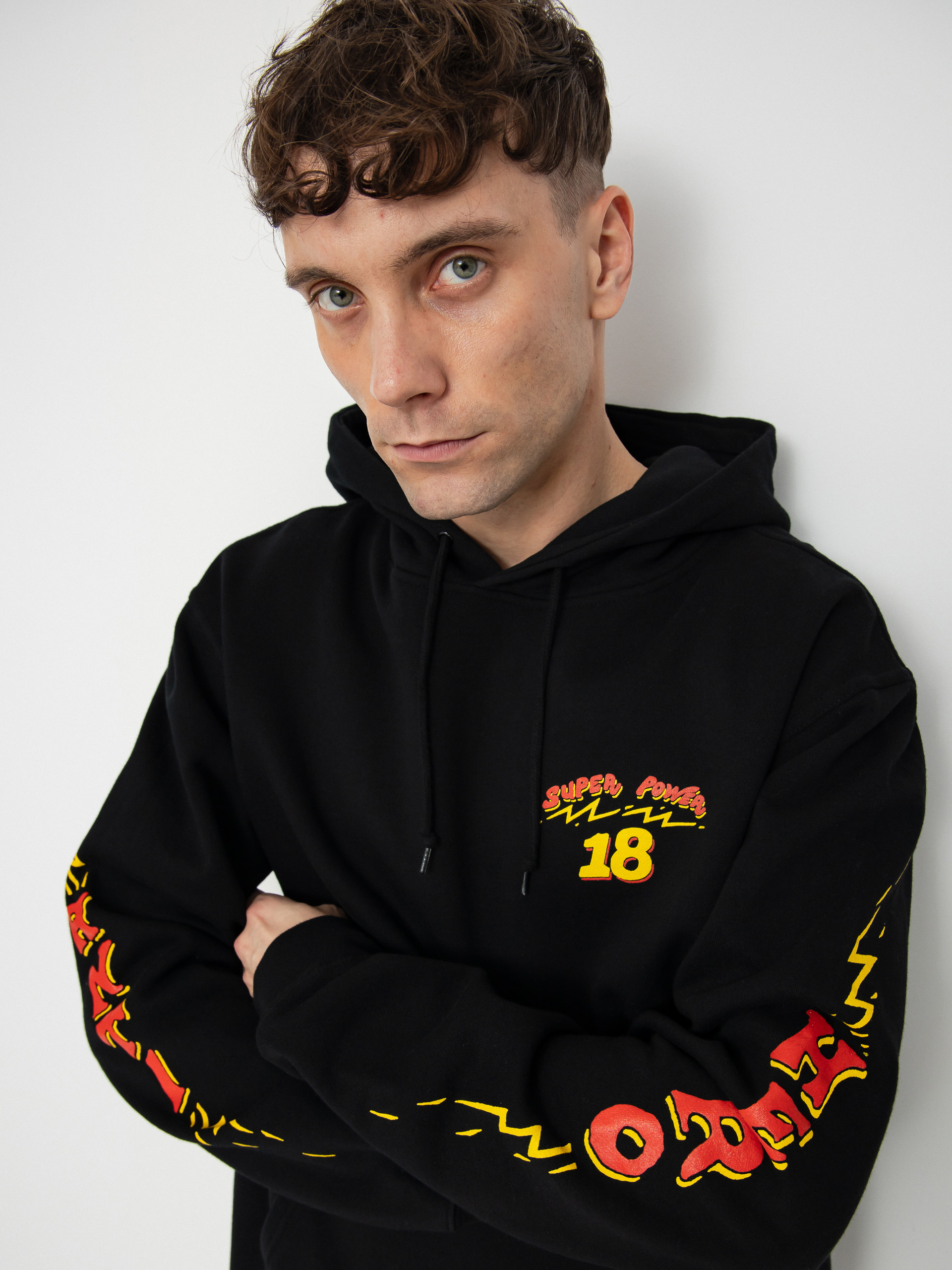 Bluza z kapturem Antihero Super Power 18 HD (black)