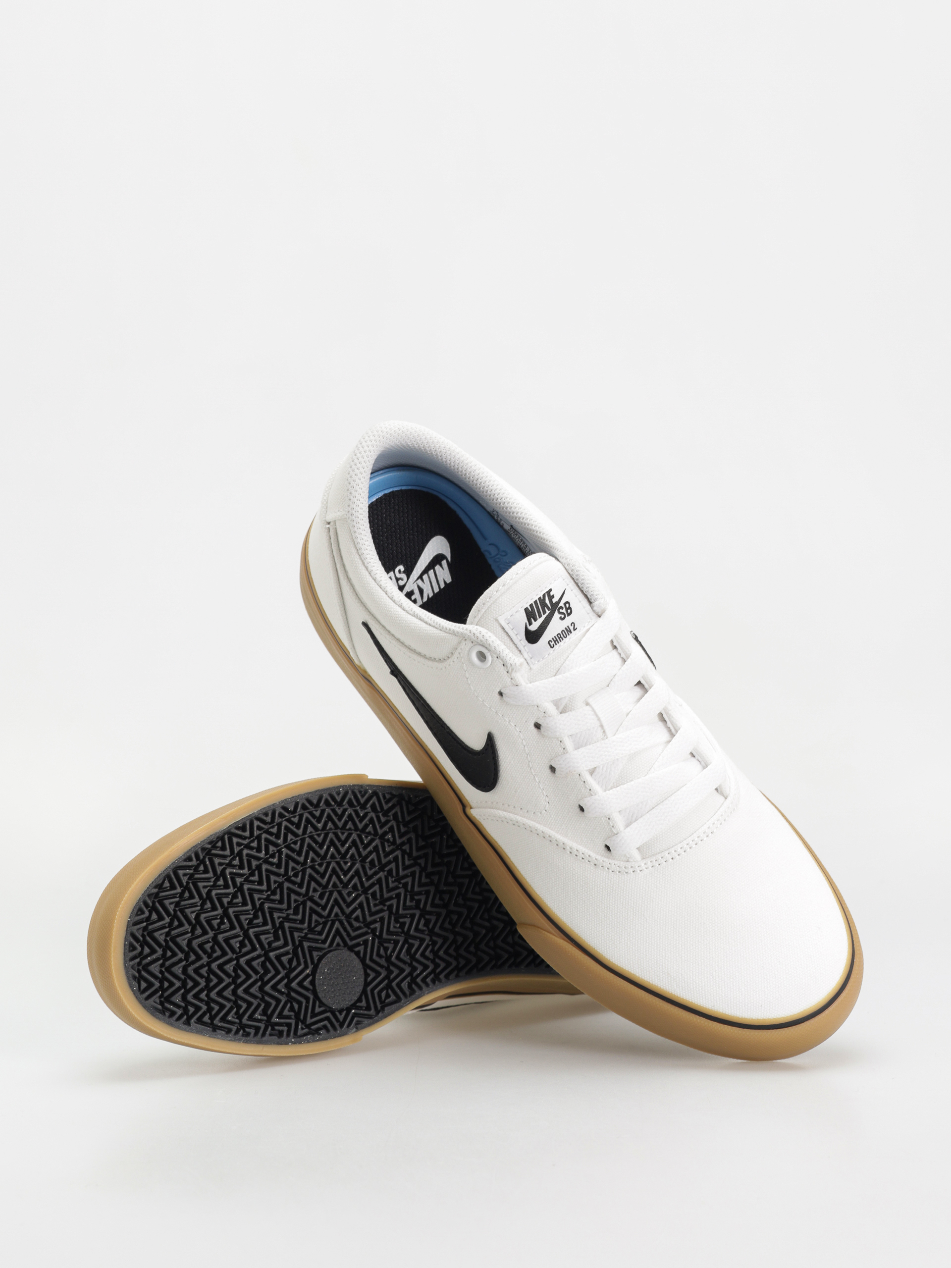Buty Nike SB Chron 2 Canvas (white/black white gum light brown)