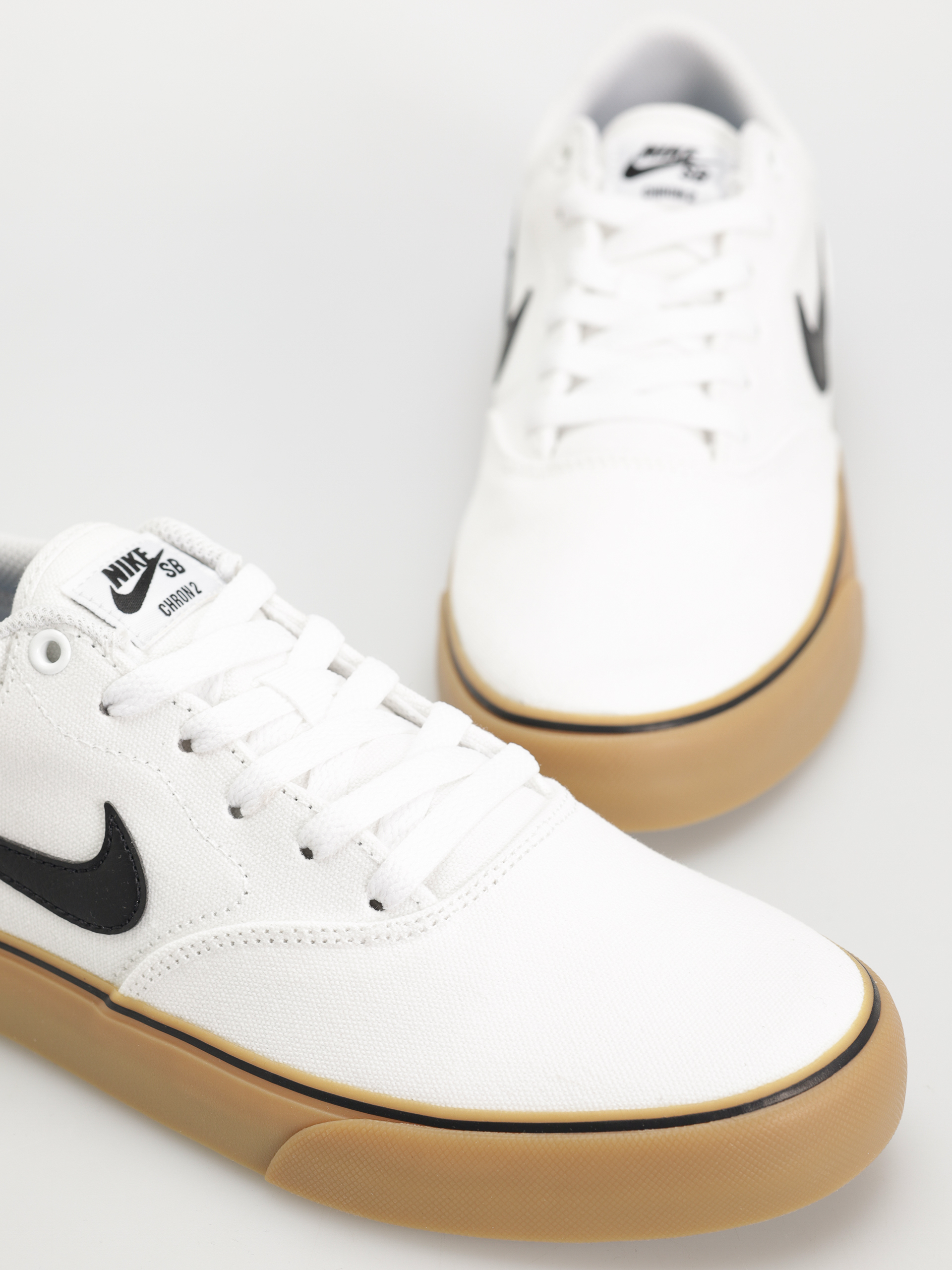 Buty Nike SB Chron 2 Canvas (white/black white gum light brown)