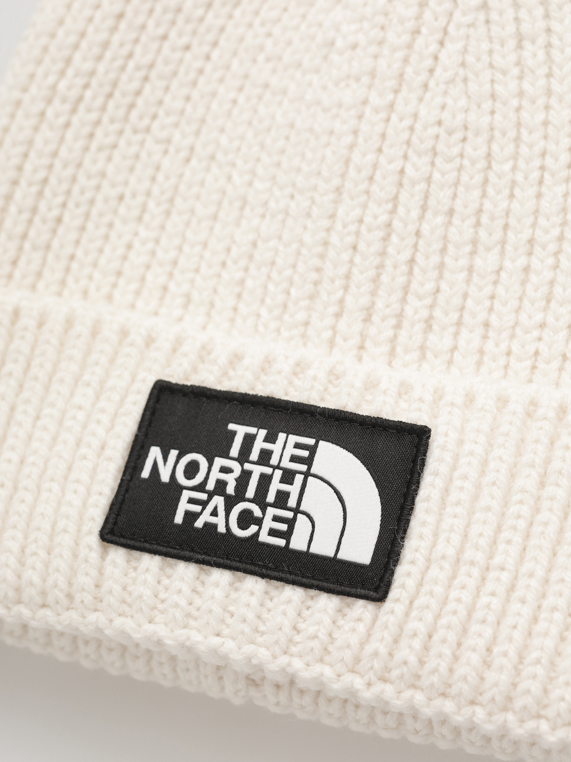 Czapka zimowa The North Face Tnf Logo Box (white dune)