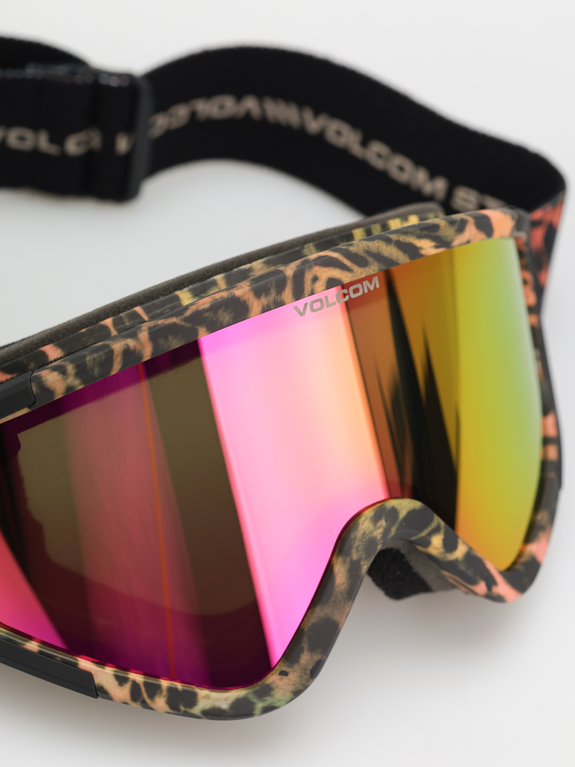 Gogle Volcom Attunga (acid leopard/pink chrome+bl rose)