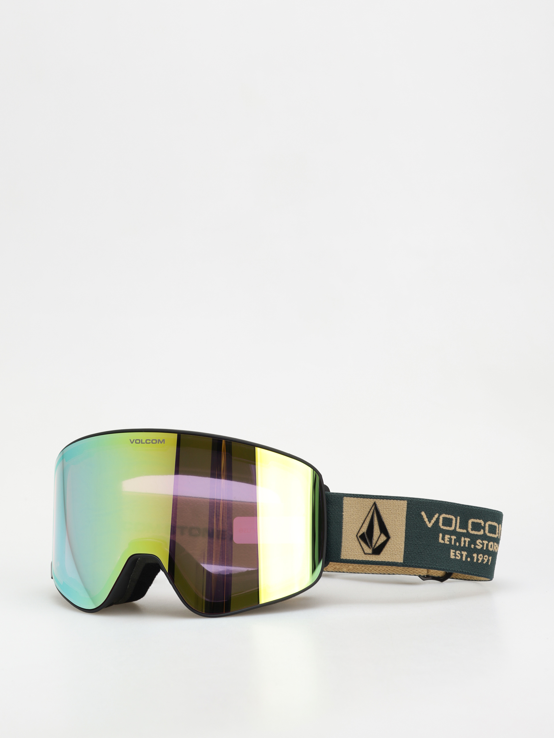 Gogle Volcom Odyssey (scb snd/gold chrome+bl dark grey)