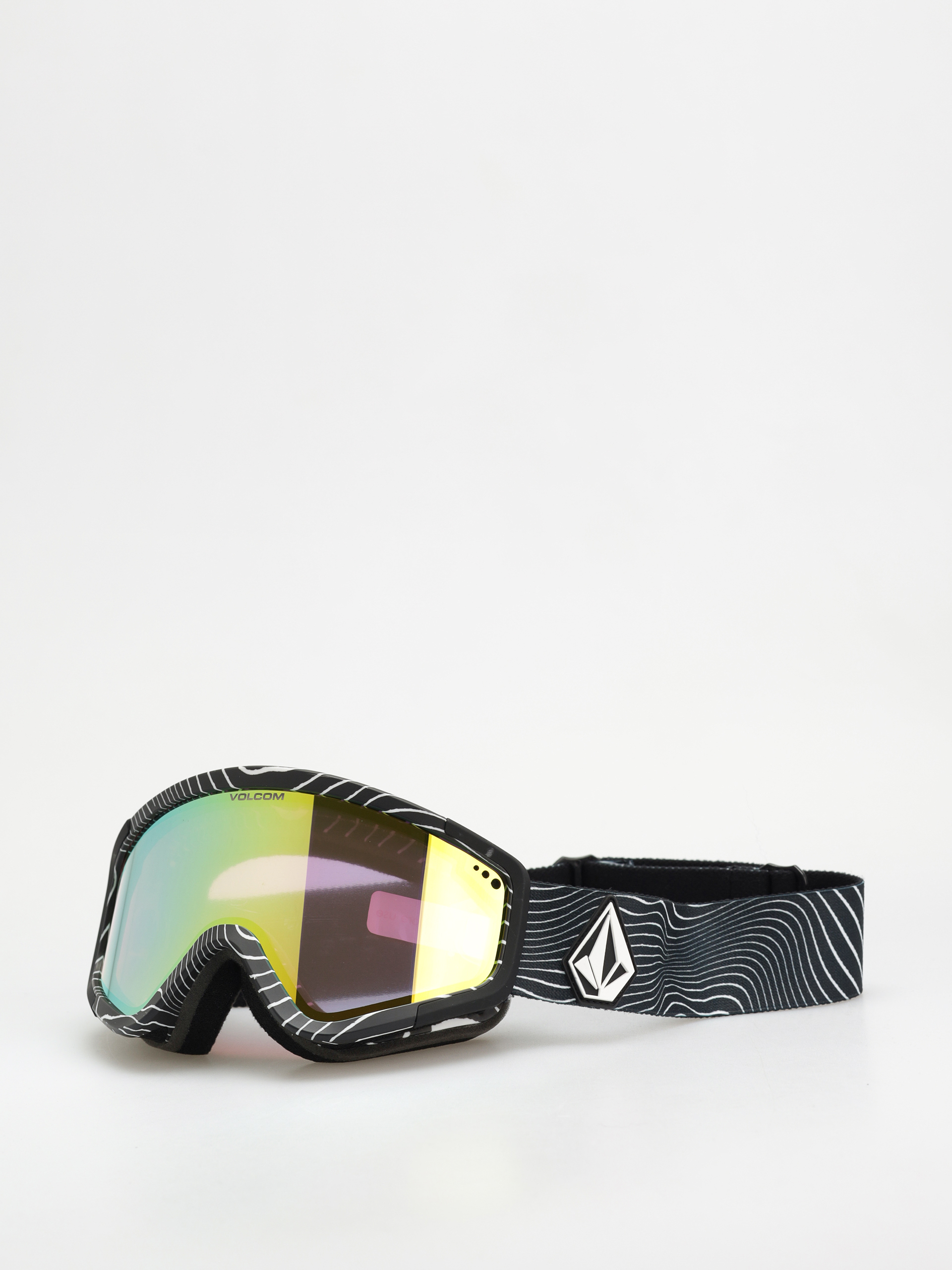 Gogle Volcom Attunga (op art/gold chrome+bl rose)