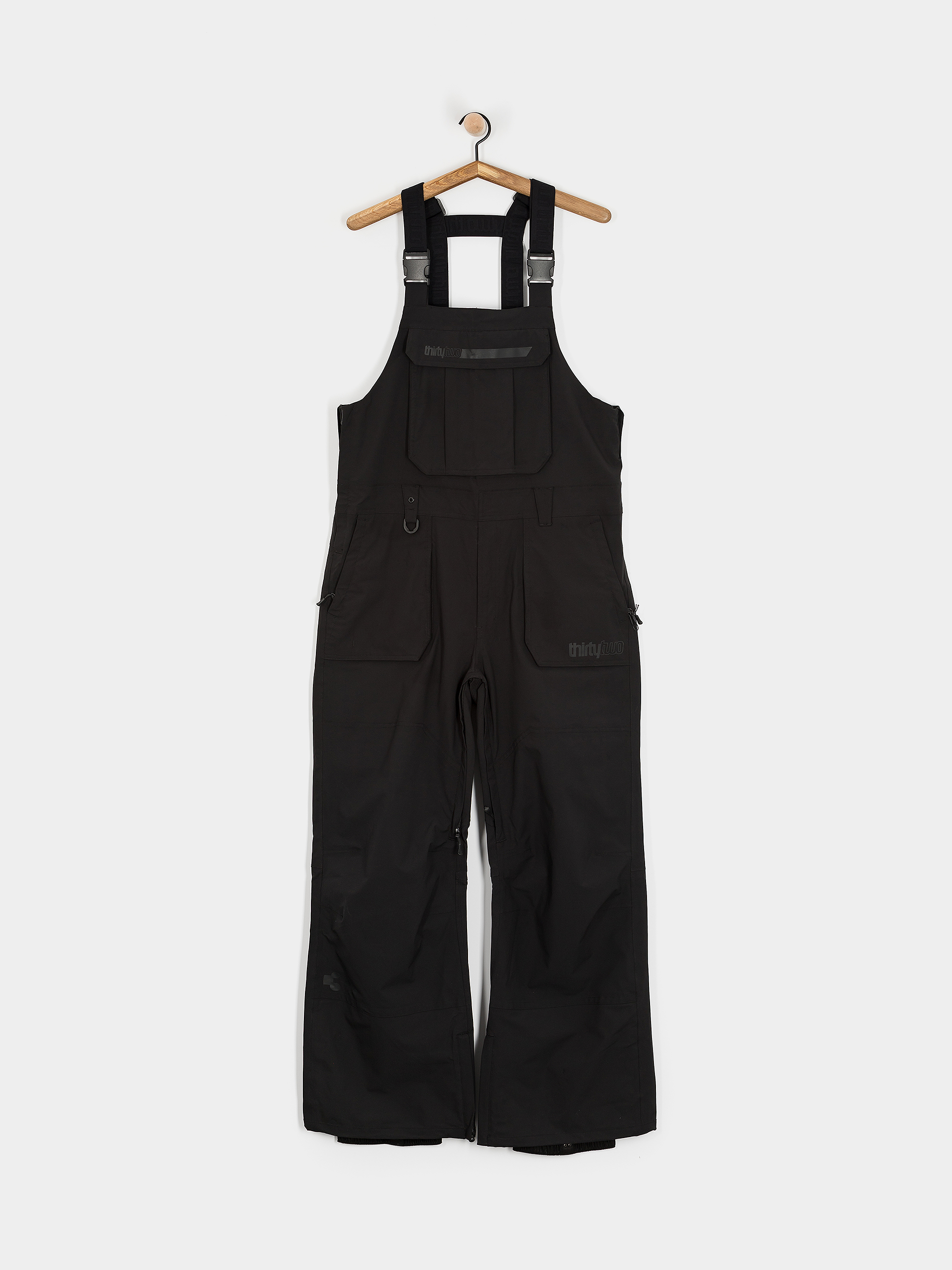 Męskie Spodnie snowboardowe ThirtyTwo Basement Bib (black)