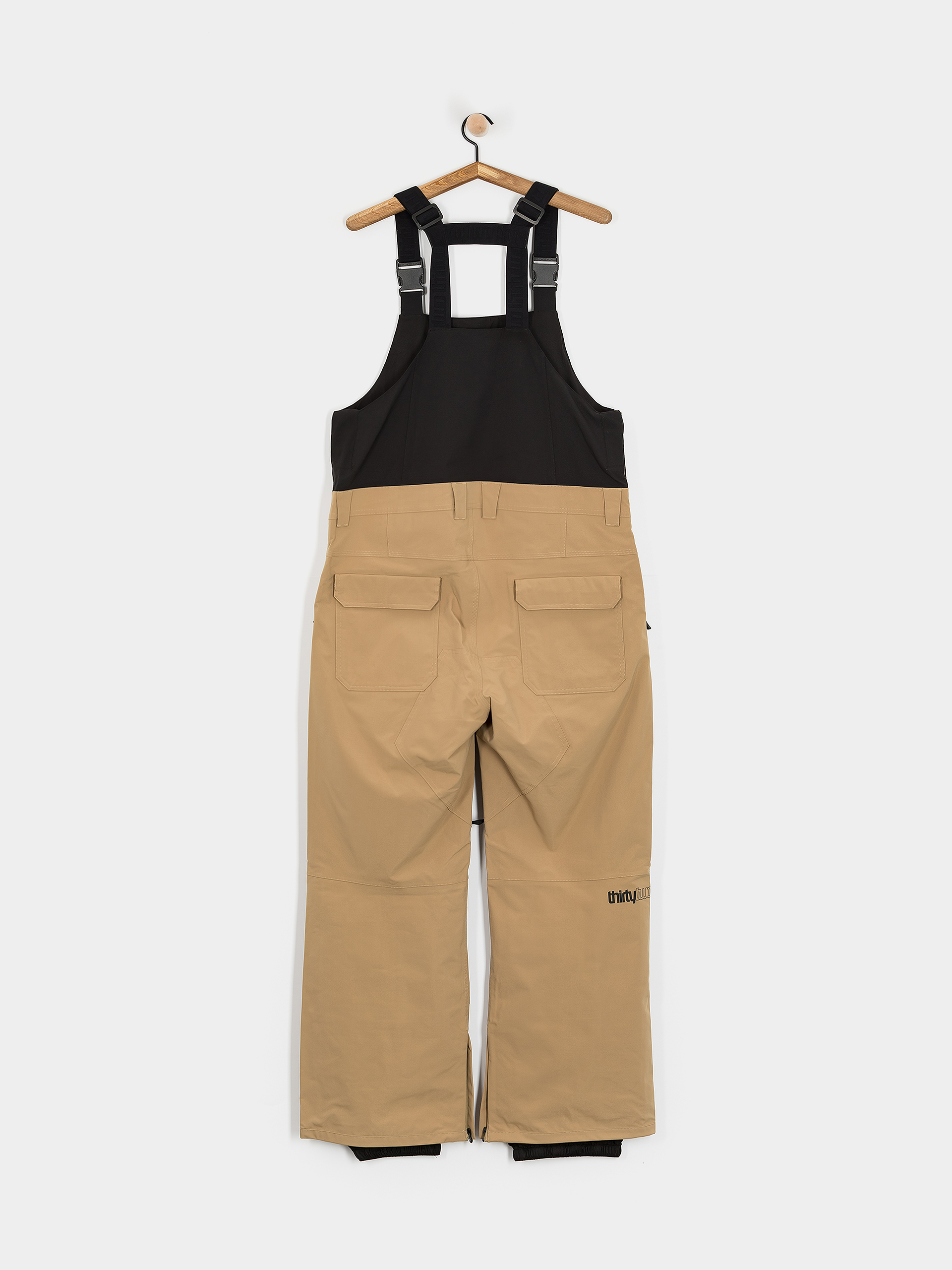 Męskie Spodnie snowboardowe ThirtyTwo Basement Bib (khaki)