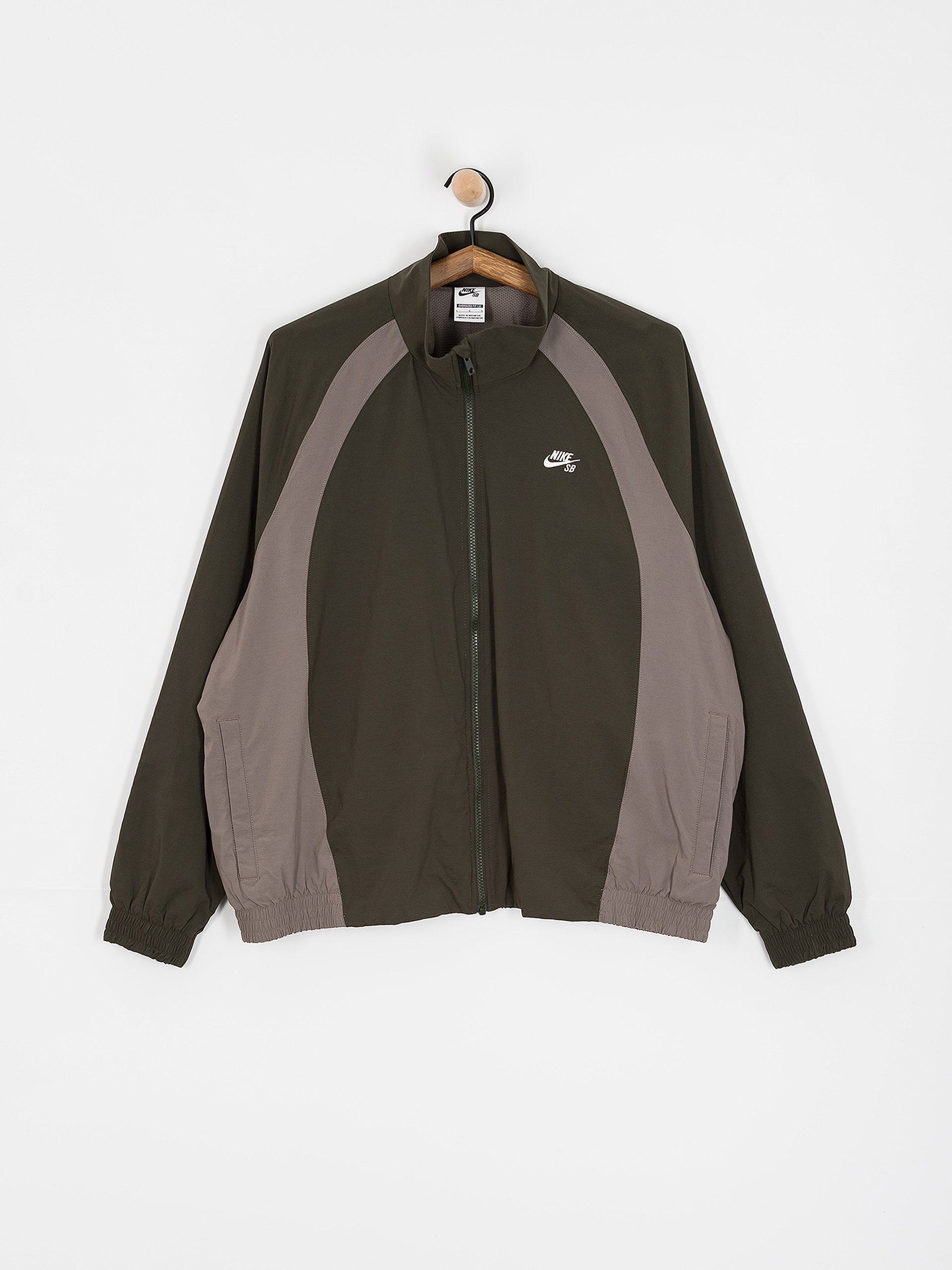 Kurtka Nike SB Df Fz Wvn (sequoia/cave stone/white)