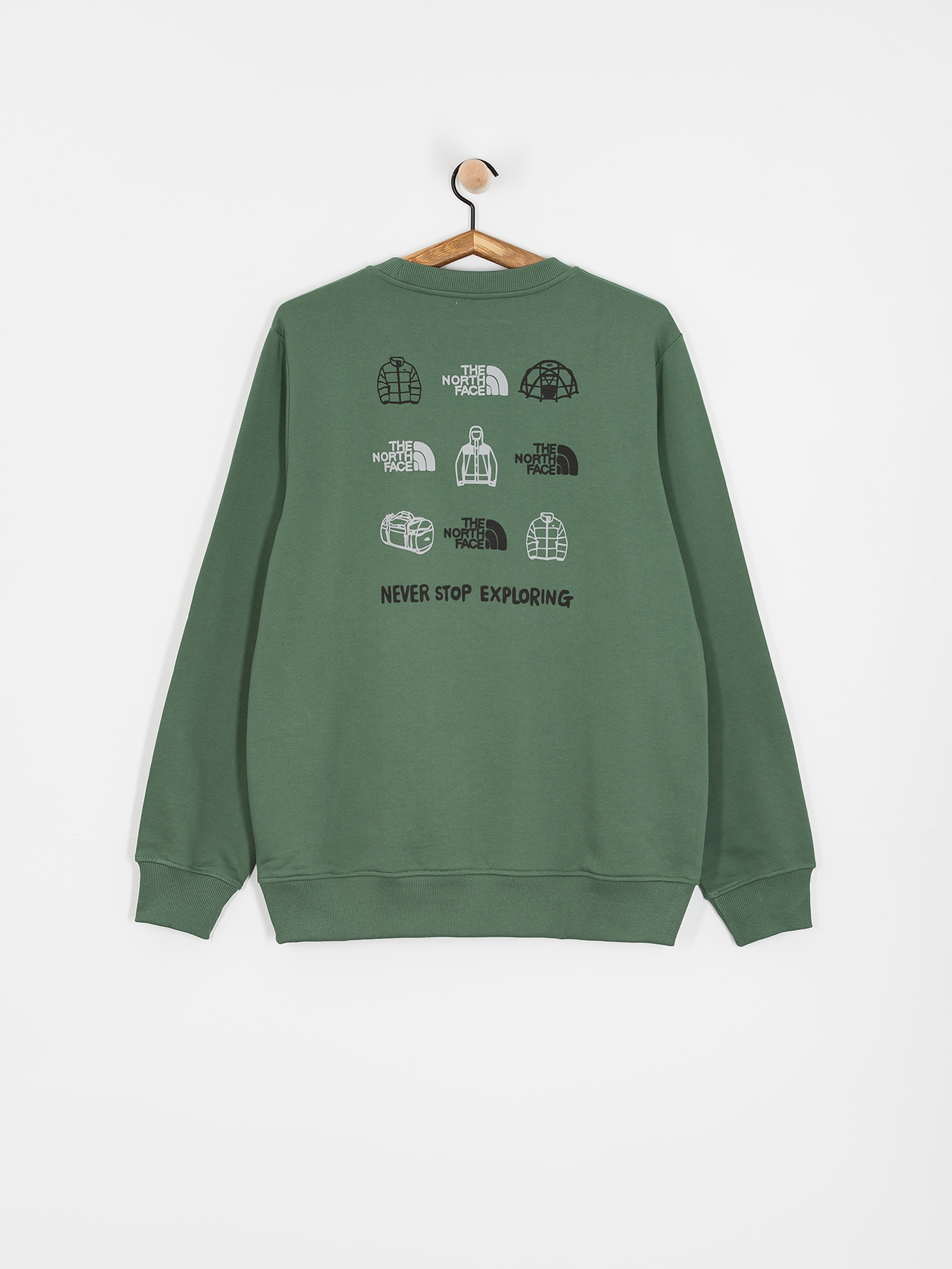 Bluza The North Face Outdoor Graphic (duck green)