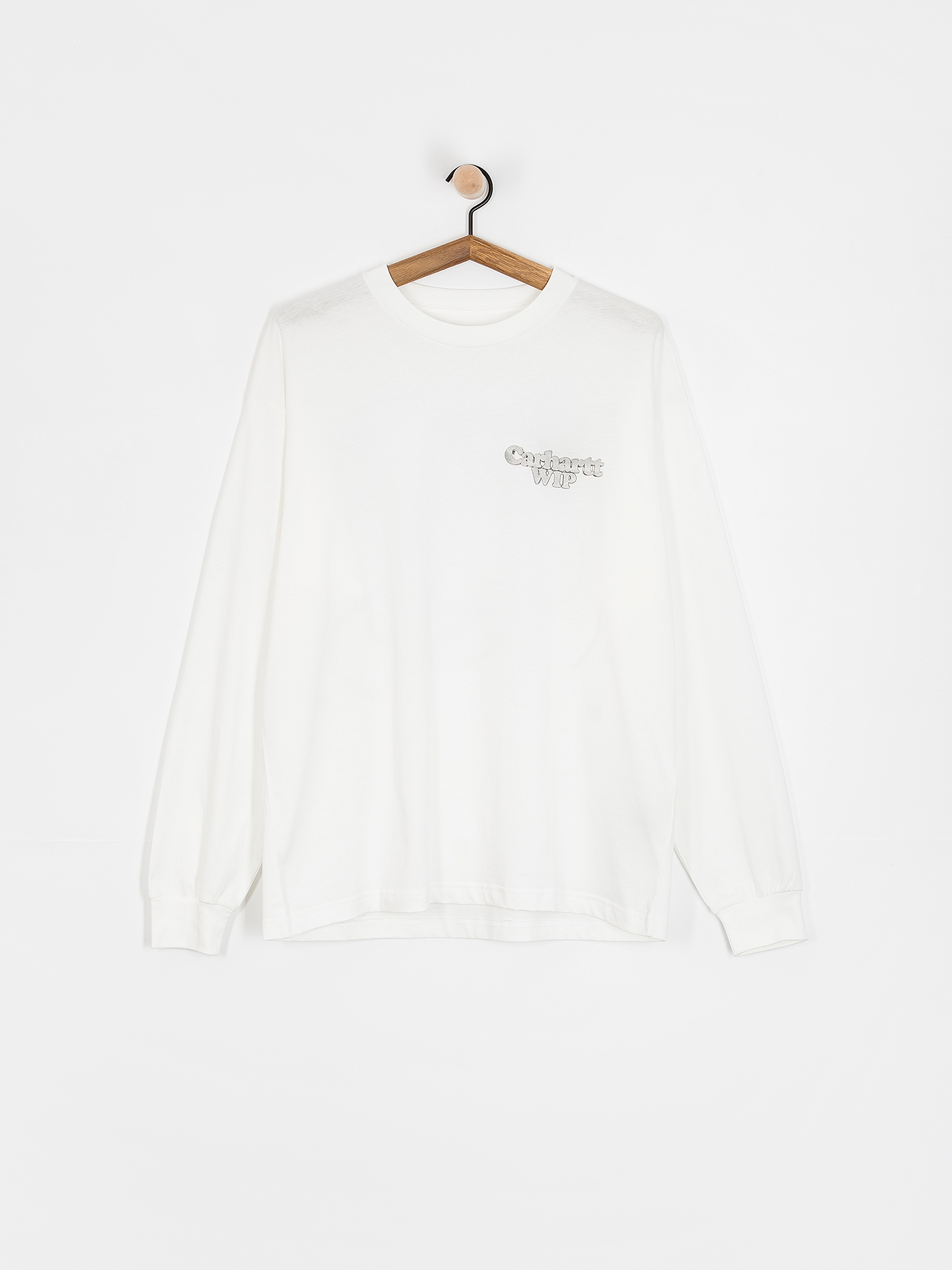 Longsleeve Carhartt WIP Chain Link (white/silver)