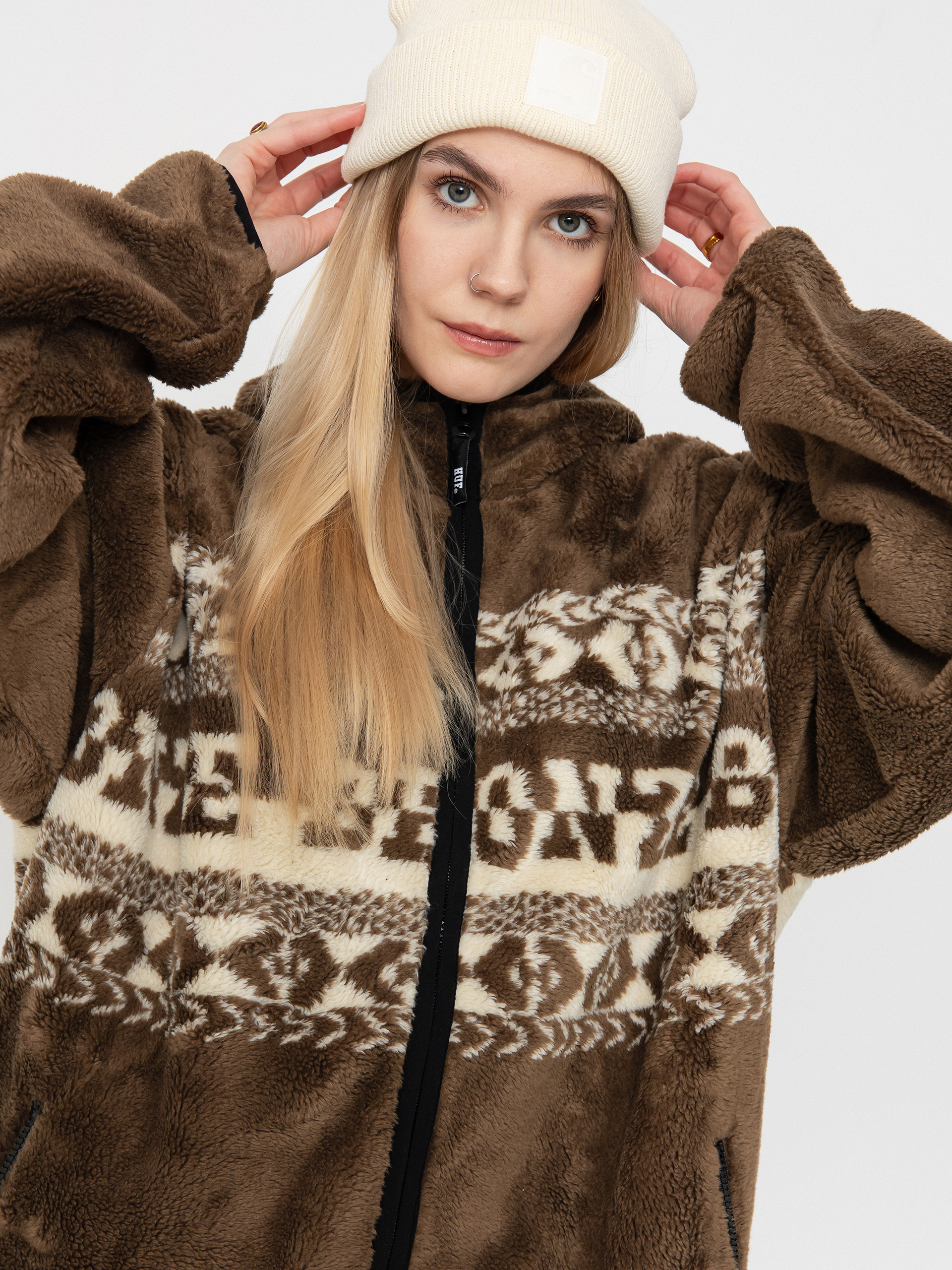 Męski Polar HUF X Bronze High Pile (brown)