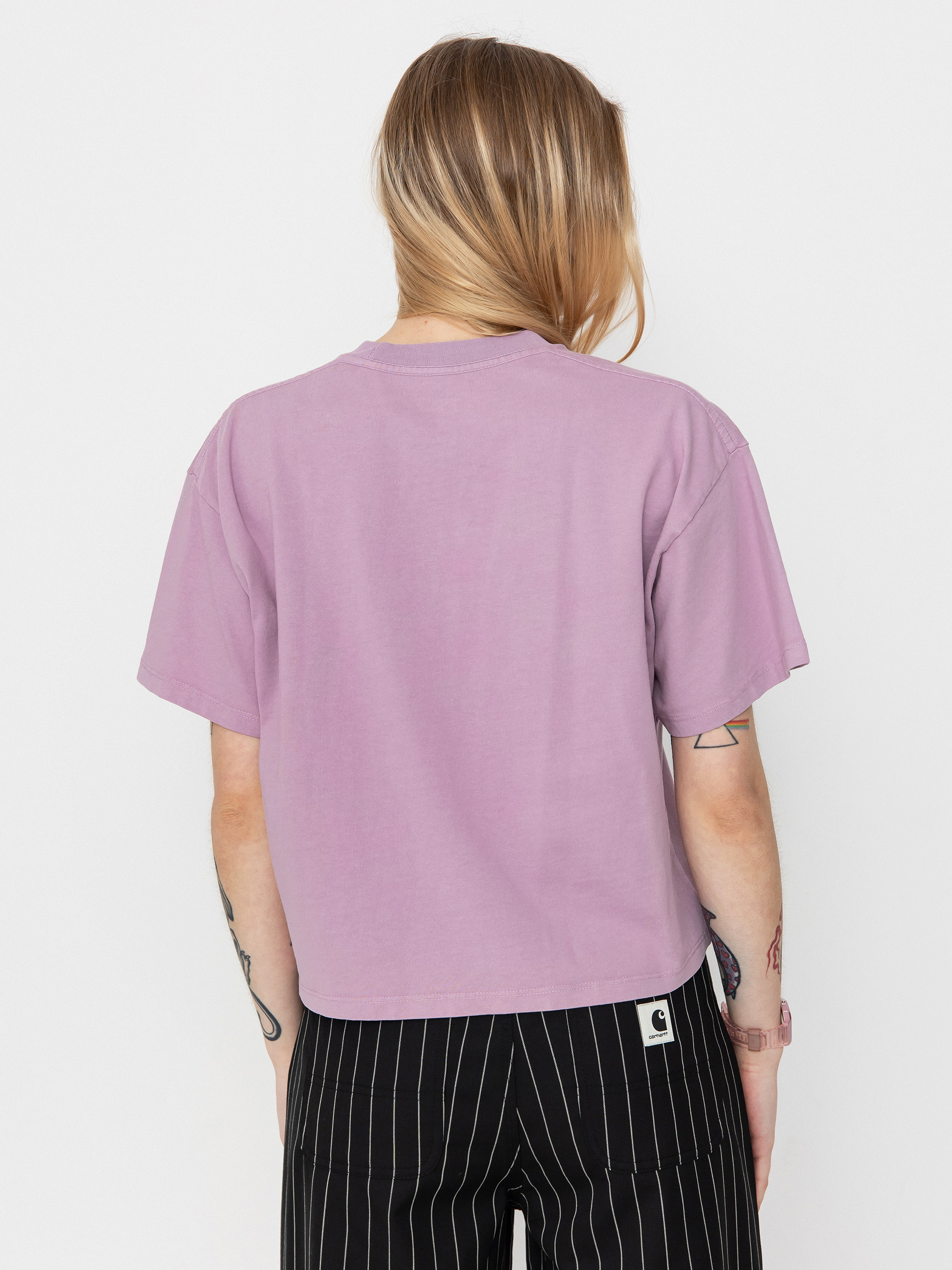 T-shirt OBEY Stork Wmn (mauve shadows)