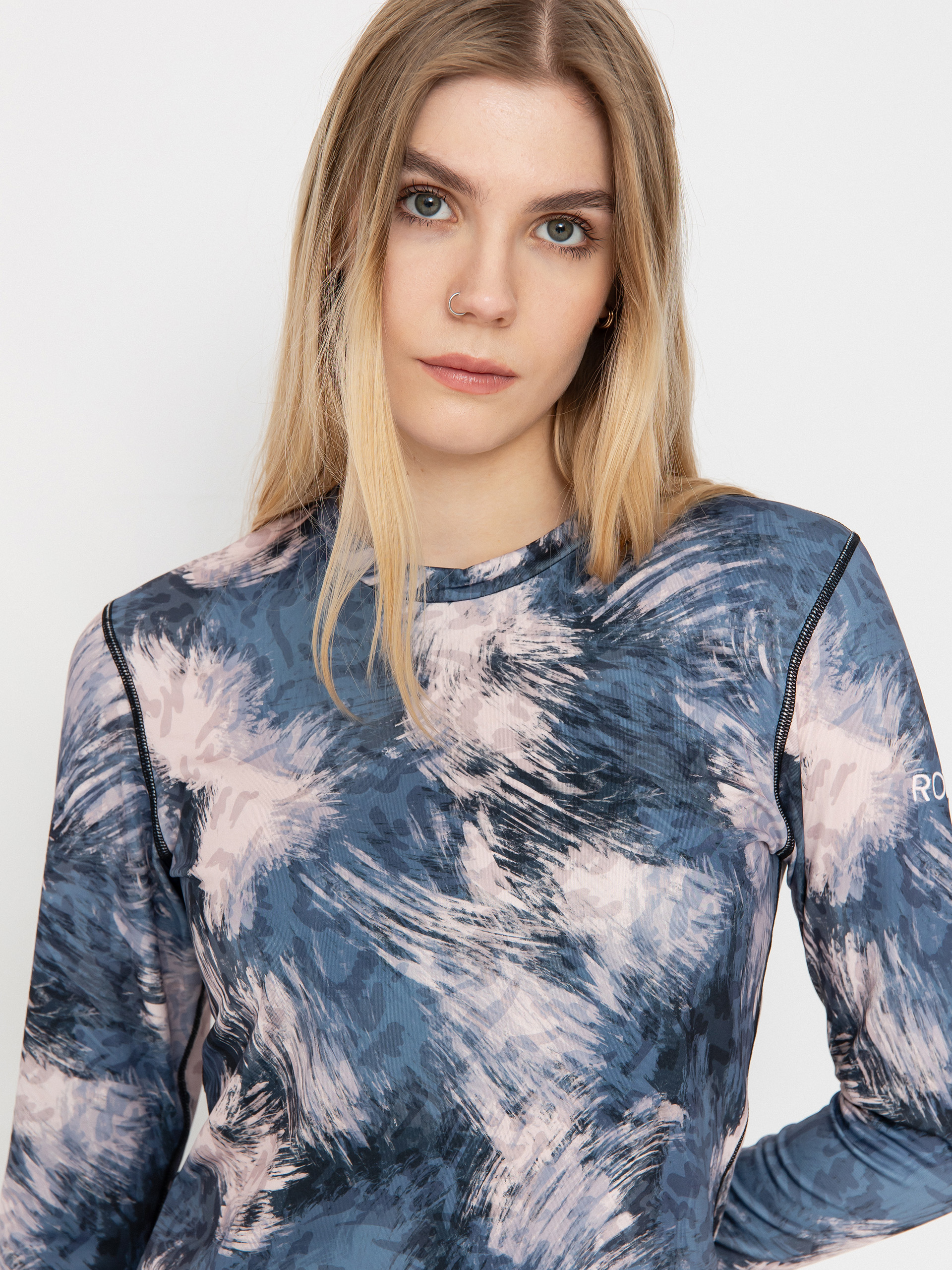 Damski Longsleeve aktywny Roxy Daybreak Brushed (darknight)