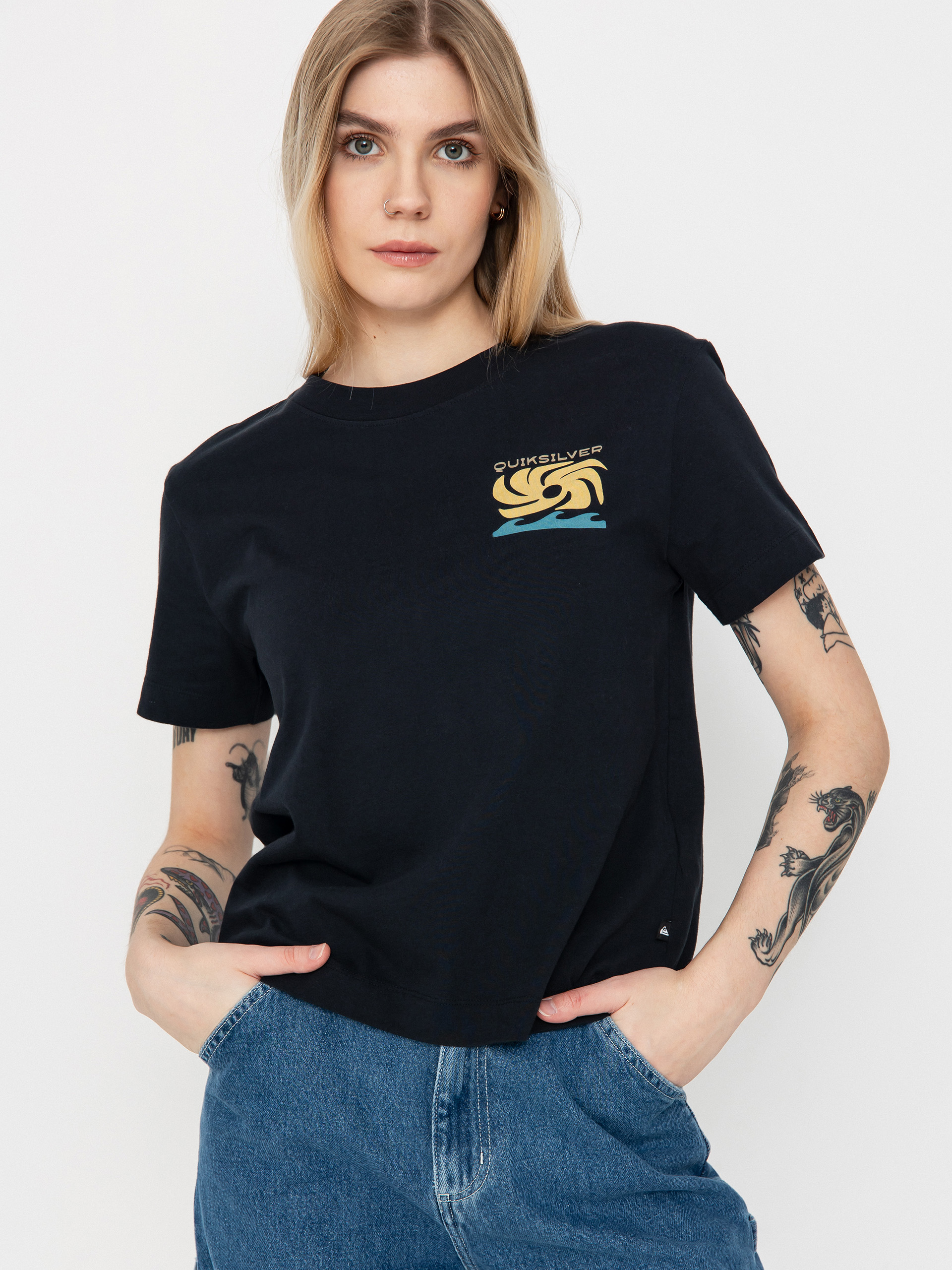 T-shirt Quiksilver Uni Screen Wmn (black)