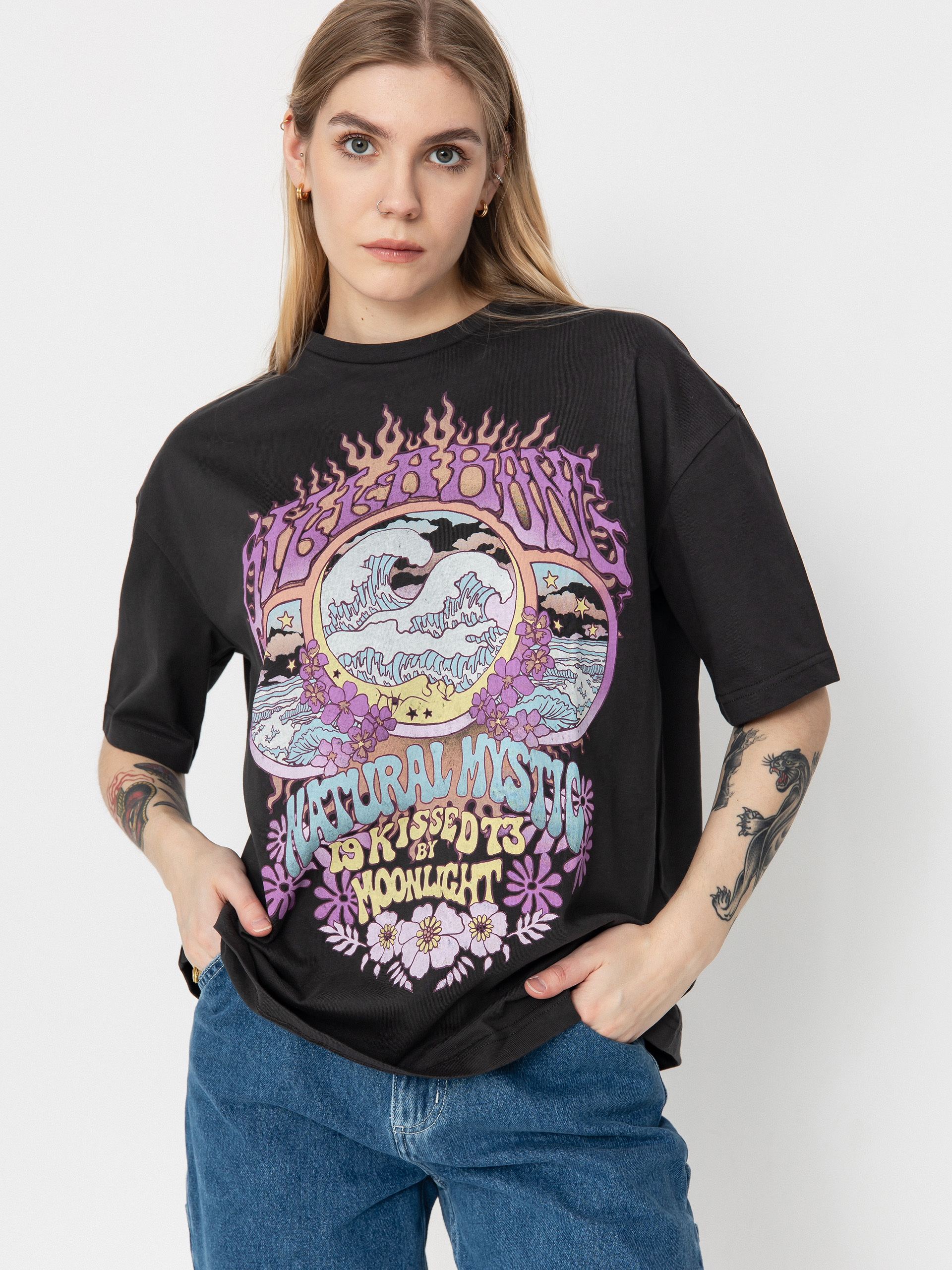 T-shirt Billabong Natural Mystic Wmn (off black)