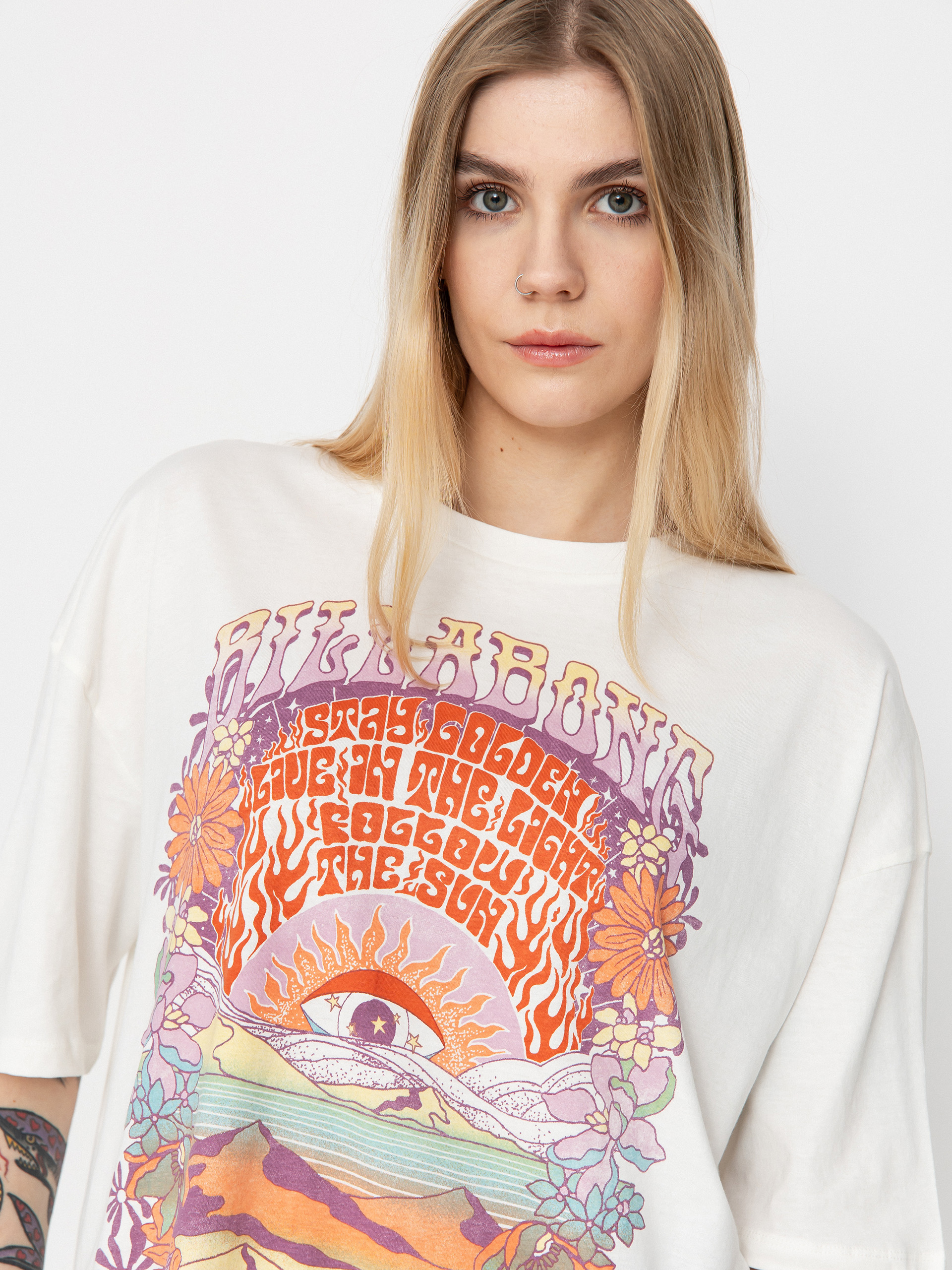 T-shirt Billabong Golden Child Wmn (salt crystal)