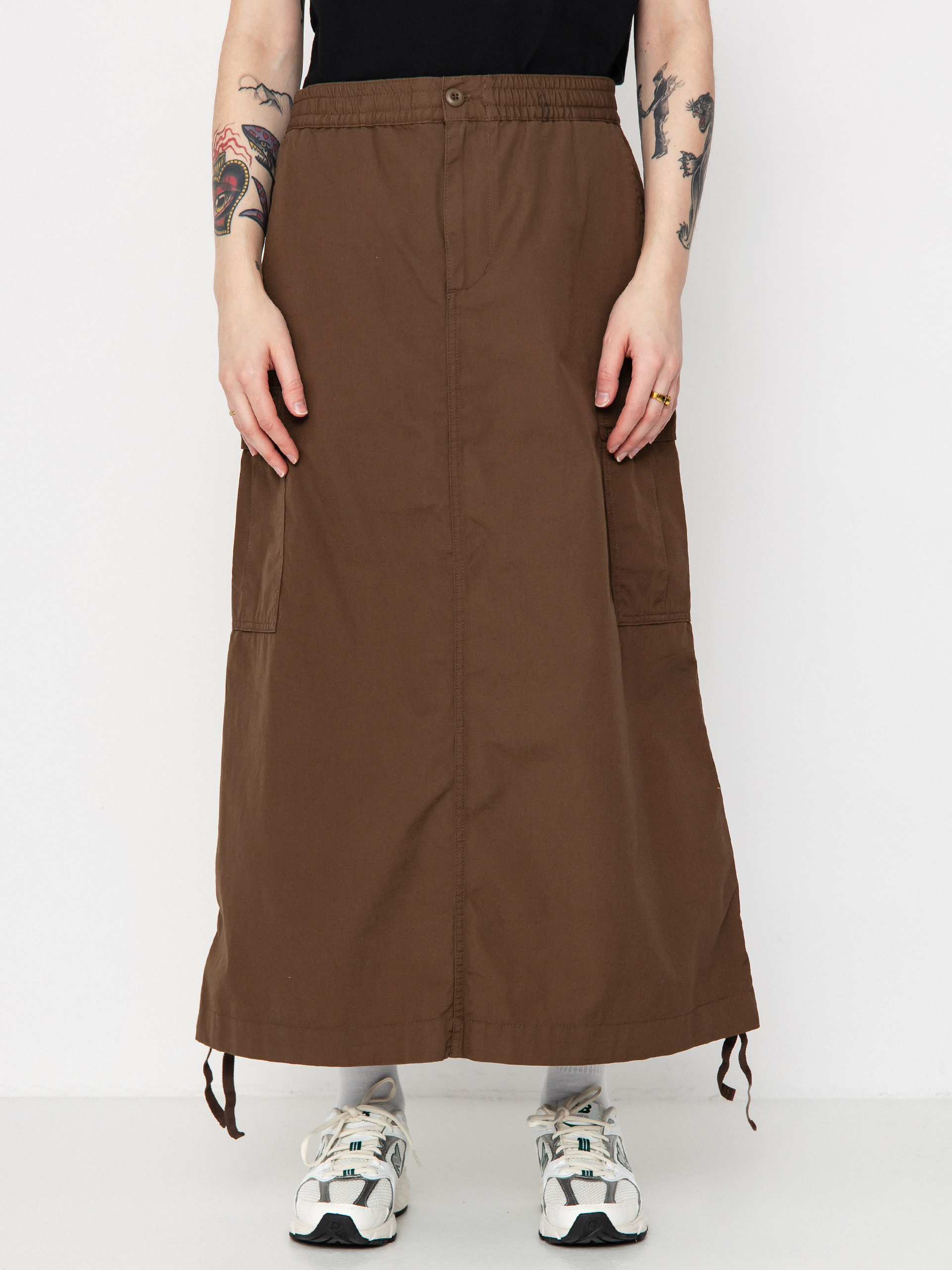 Spódnica Carhartt WIP Cargo Long Wmn (chocolate)