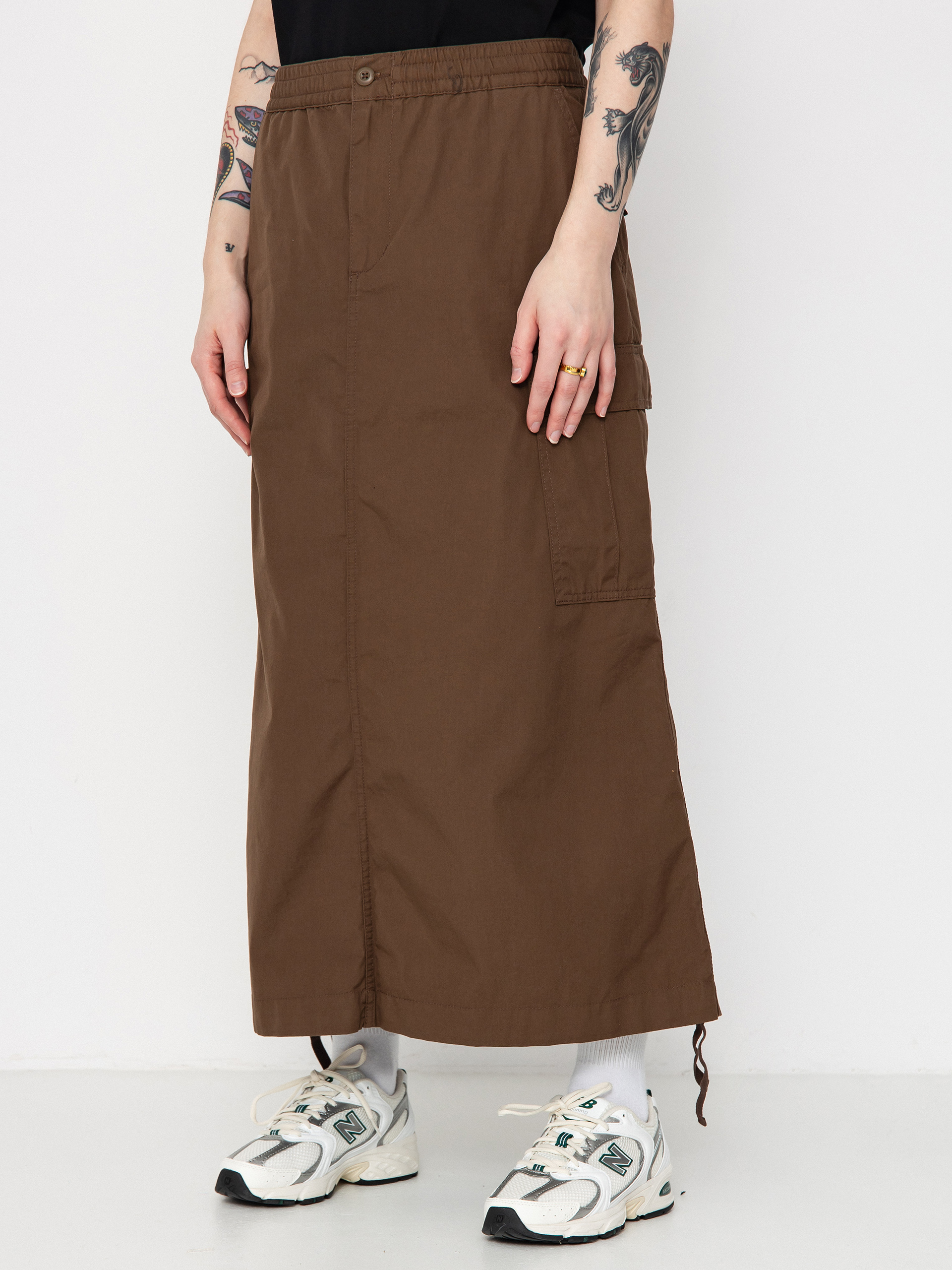 Spódnica Carhartt WIP Cargo Long Wmn (chocolate)