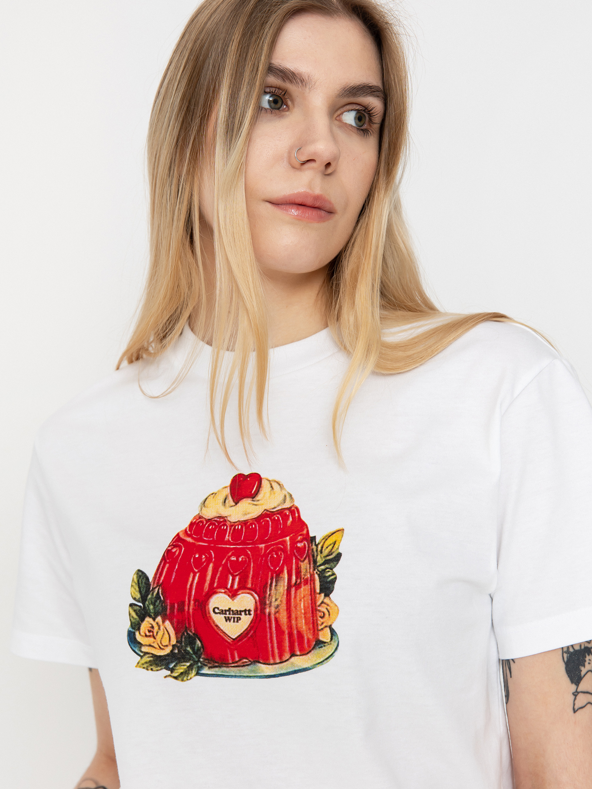 T-shirt Carhartt WIP Pudding Wmn (white)