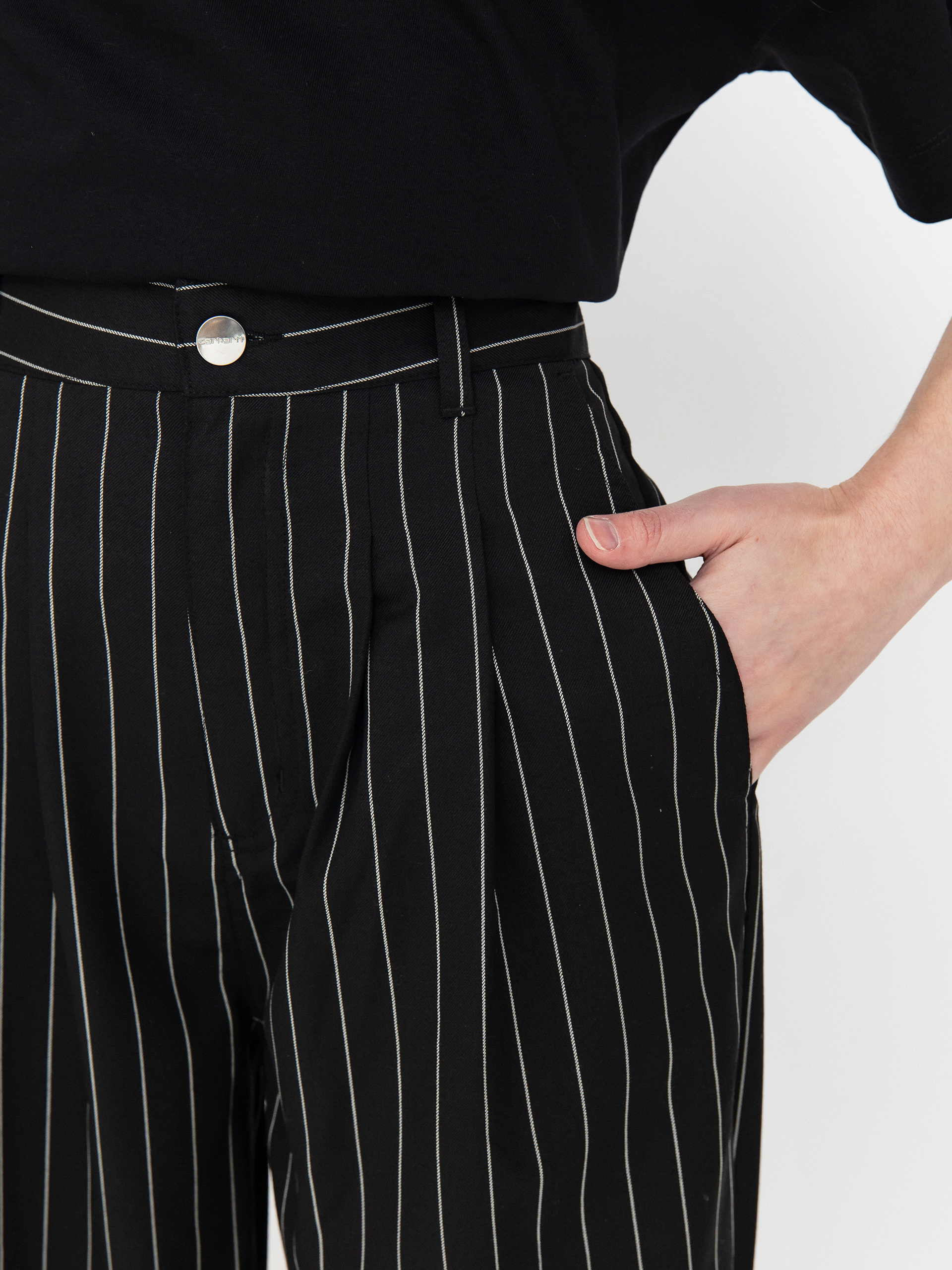 Spodnie Carhartt WIP Seaton Wmn (seaton stripe black)