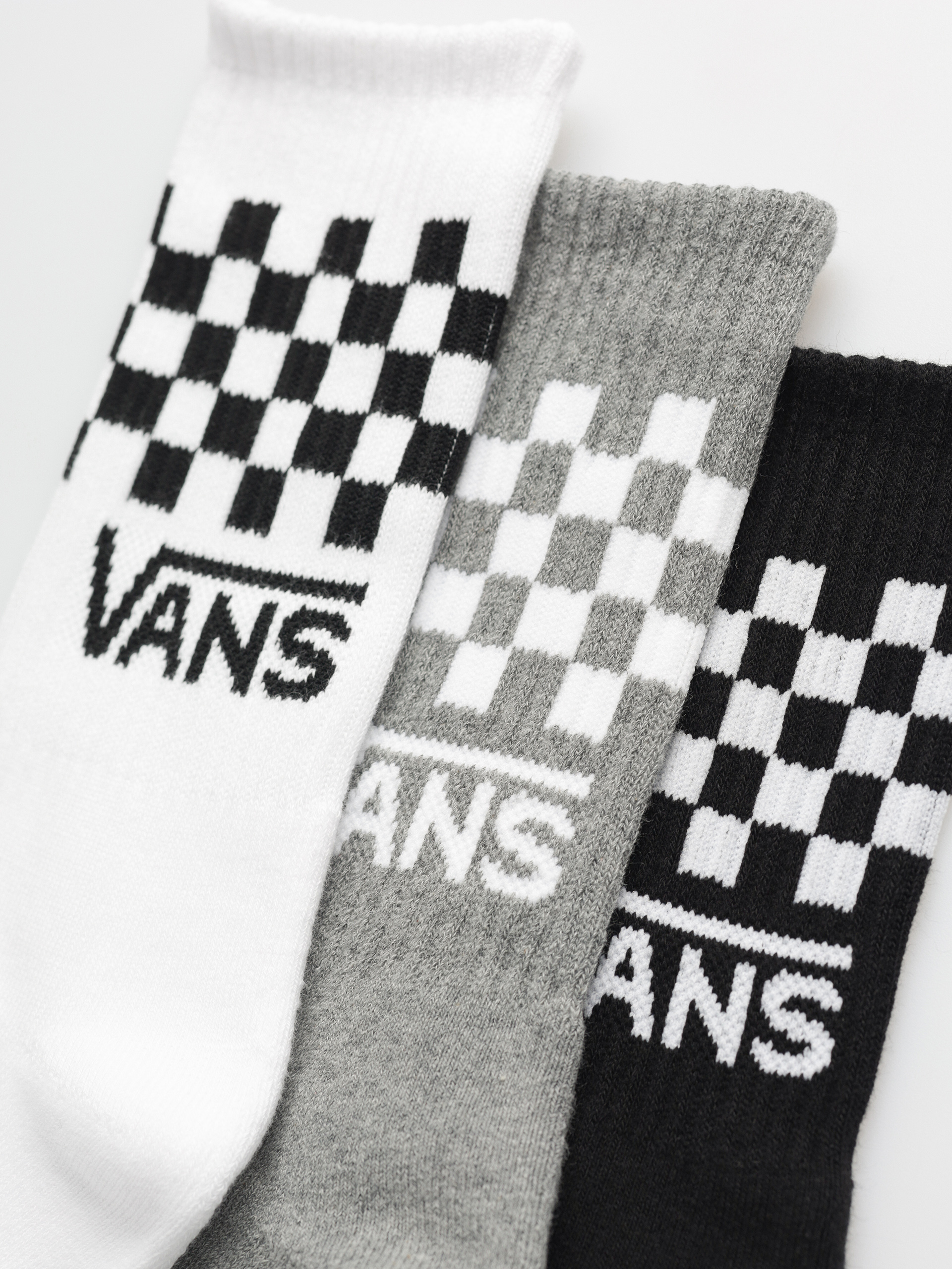 Skarpetki Vans Classic Check Crew Wmn (black/white)
