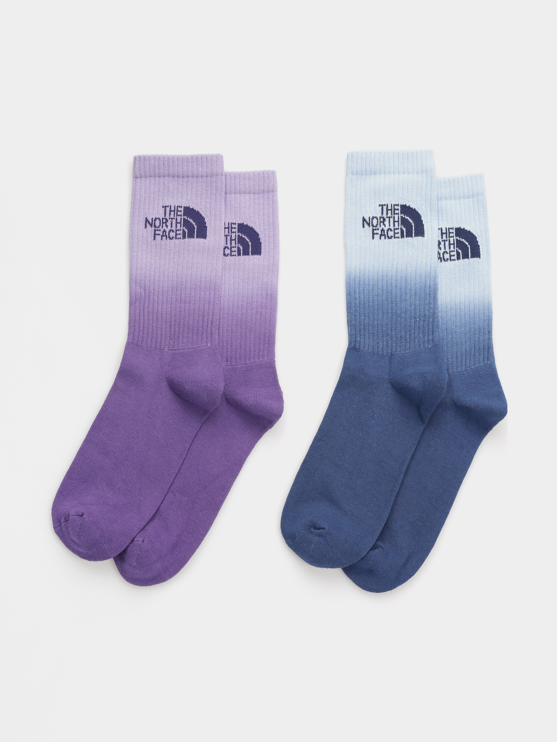 Skarpetki The North Face Everyday Crew Dip Dye 2P (purple mint/peak purple)