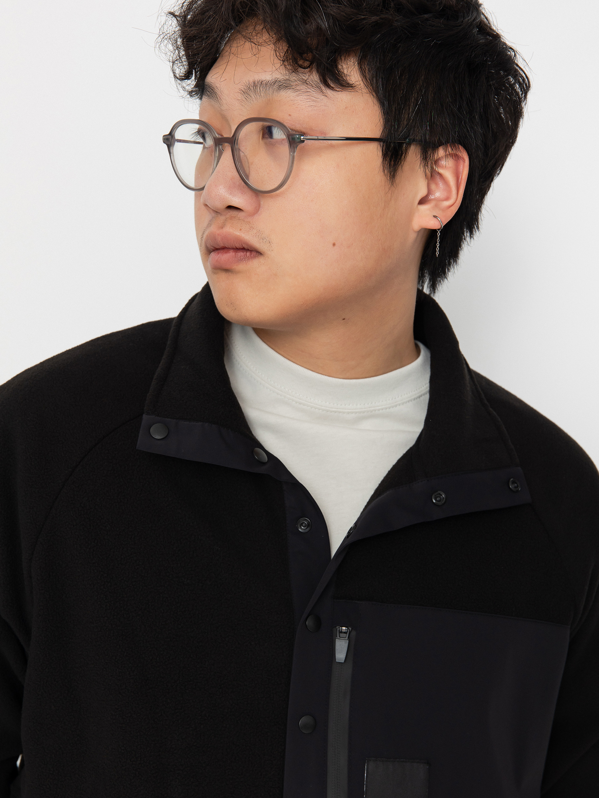 Męska Bluza aktywna ThirtyTwo Rest Stop Anorak (black)