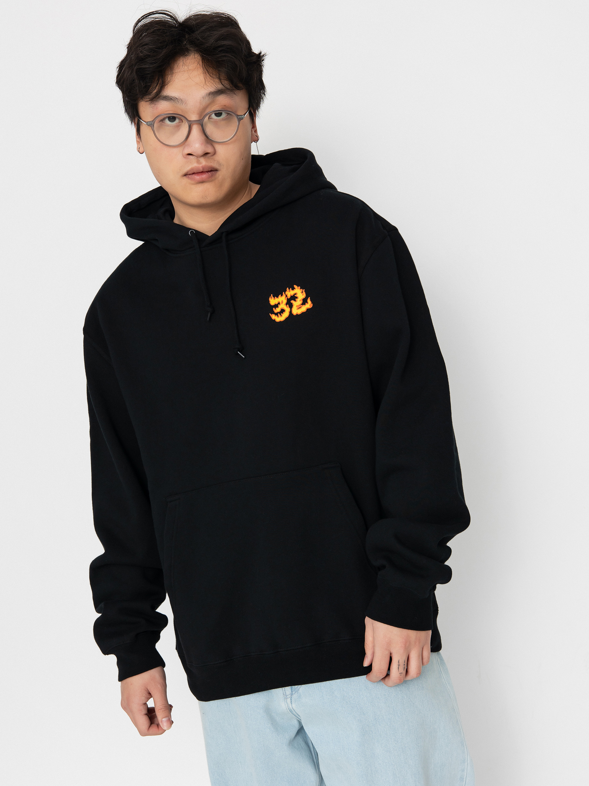 Bluza z kapturem ThirtyTwo Hood Rats HD (black/orange)