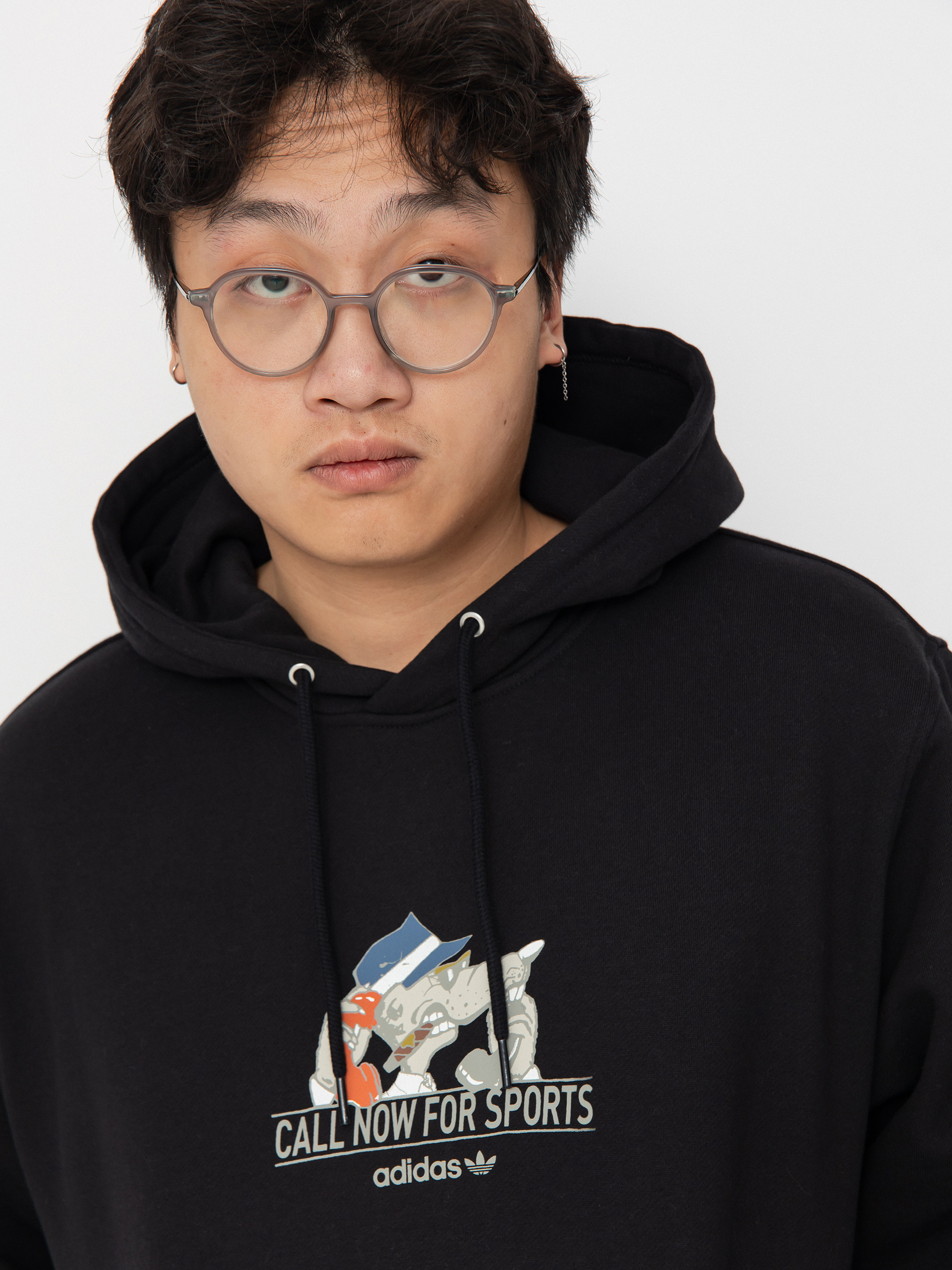 Bluza z kapturem adidas Call Now HD (black/wonalu/prloin)