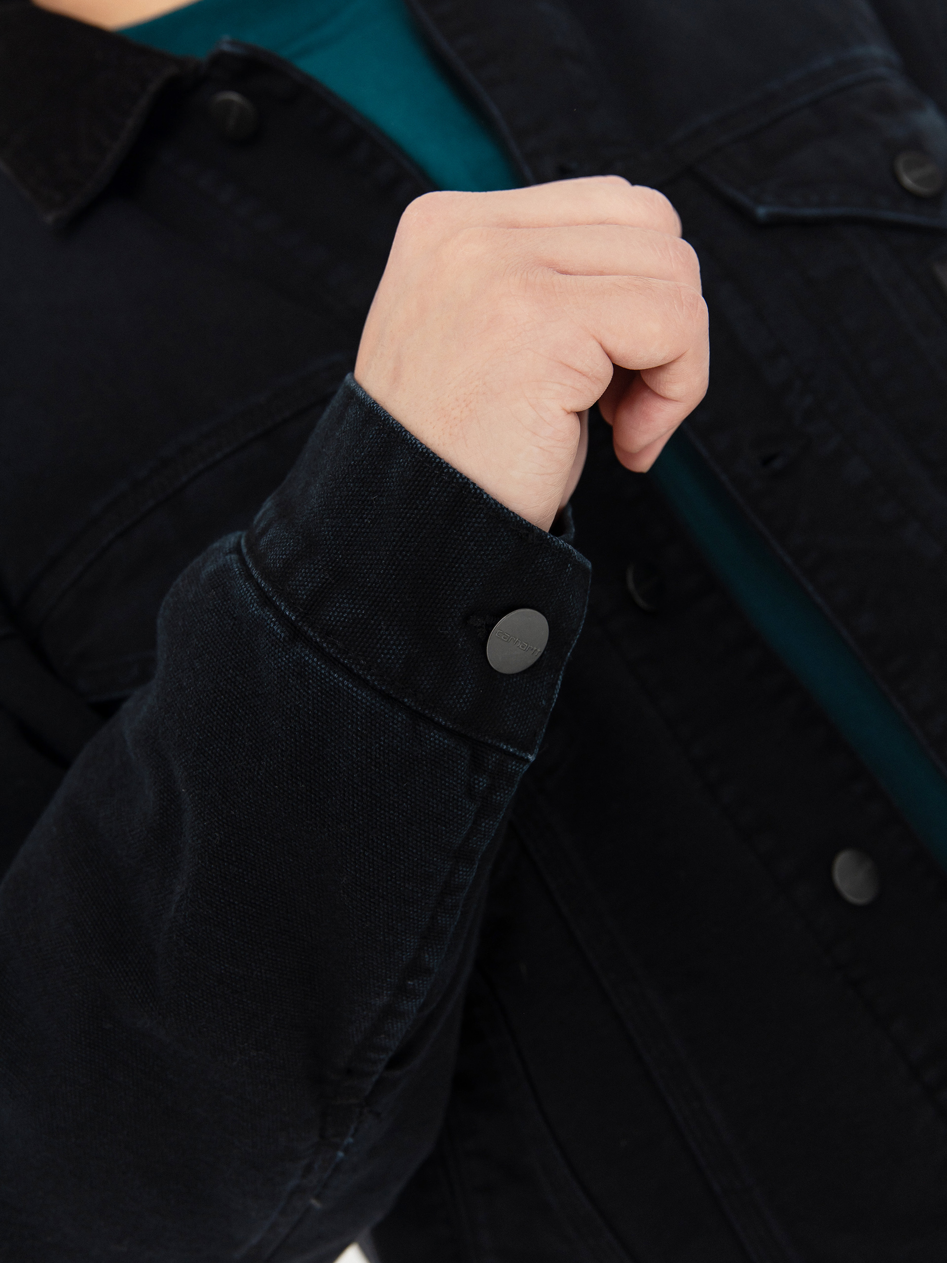 Kurtka Carhartt WIP Dayton Trucker (black/black)