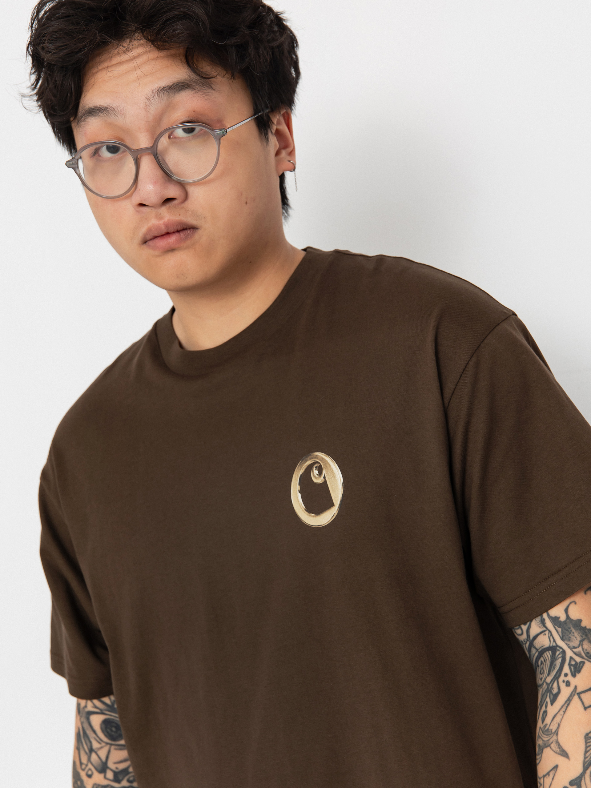 T-shirt Carhartt WIP Linked Charms (liberica/gold)