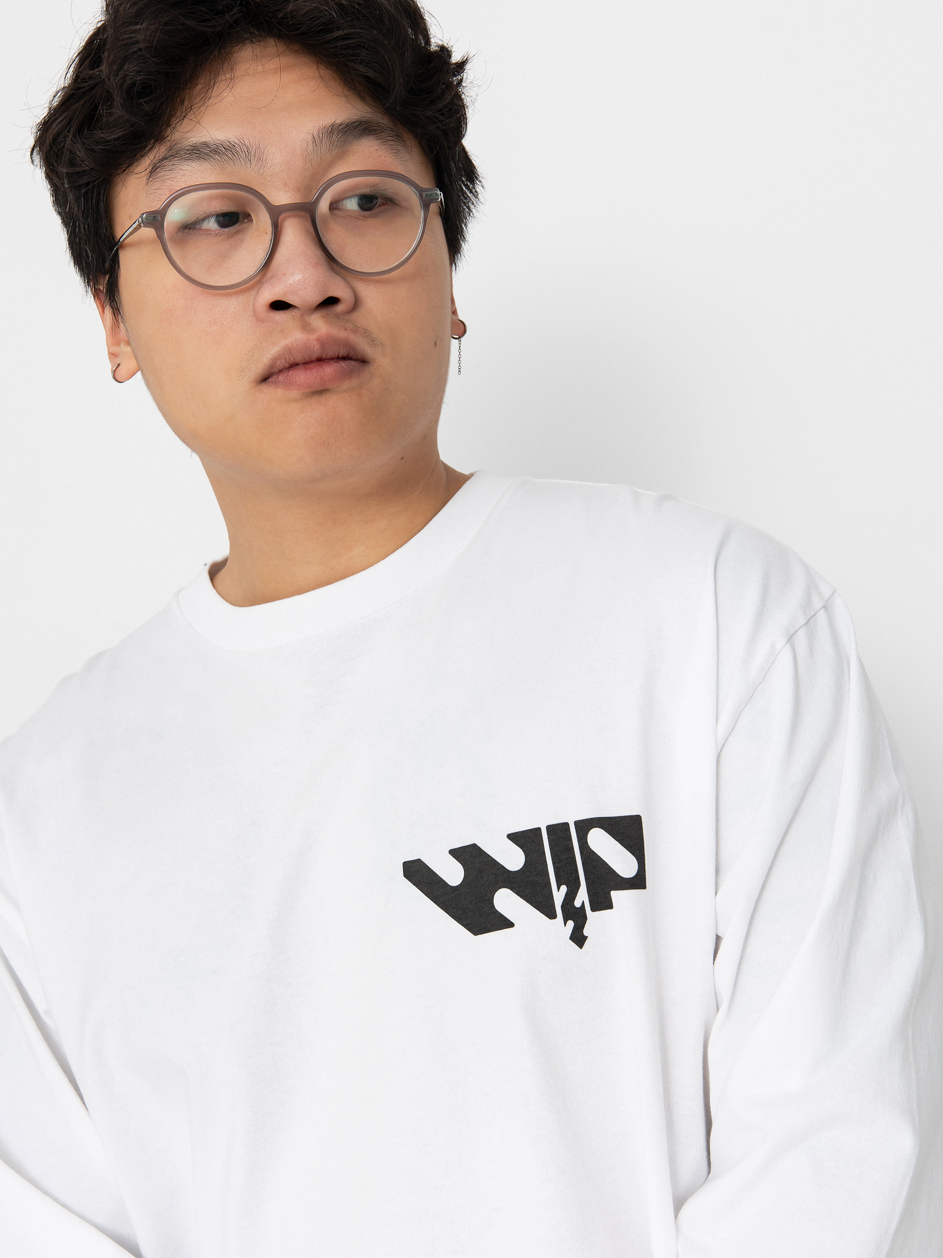 Longsleeve Carhartt WIP Industry (white/black)