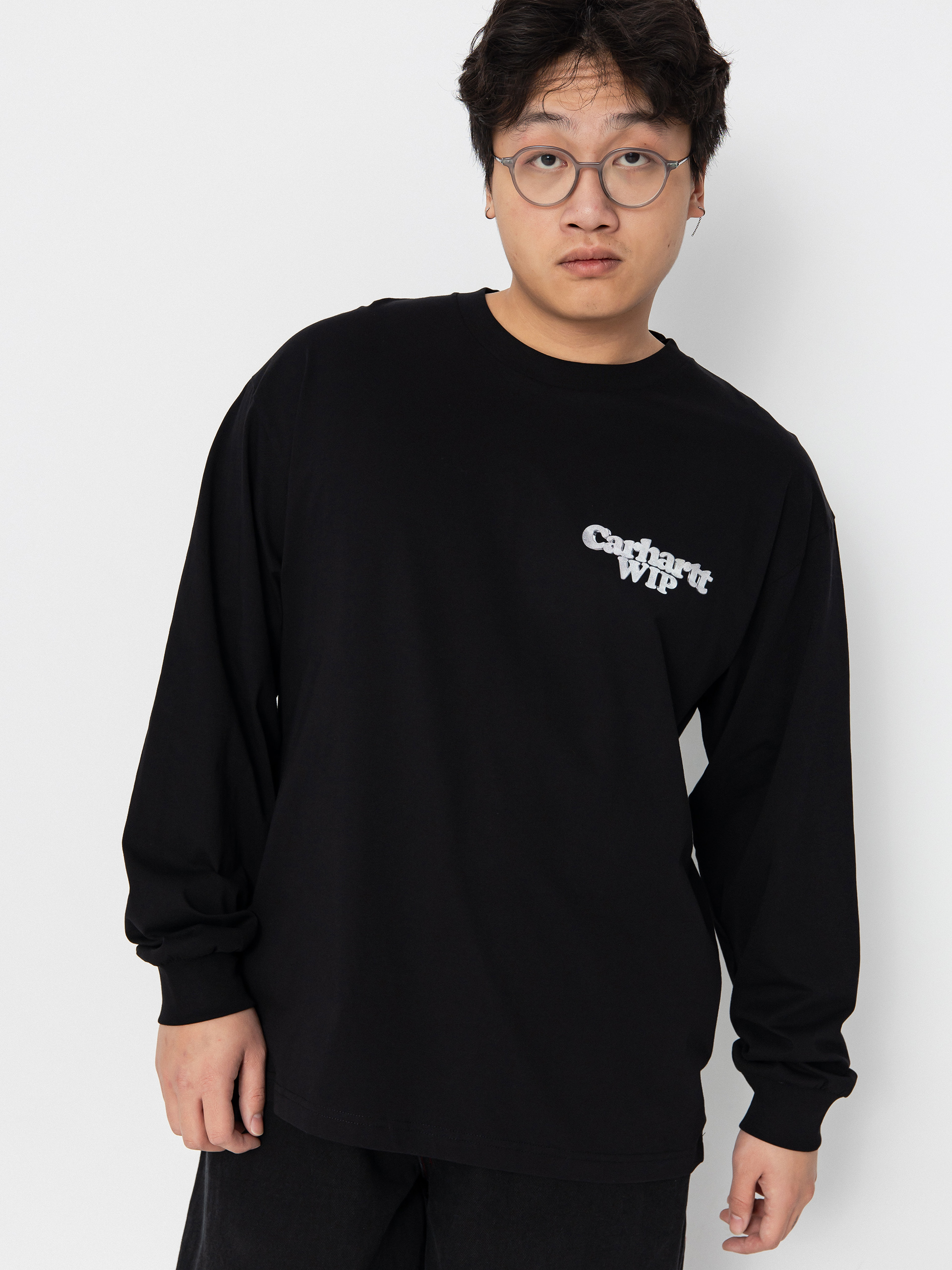 Longsleeve Carhartt WIP Chain Link (black/silver)