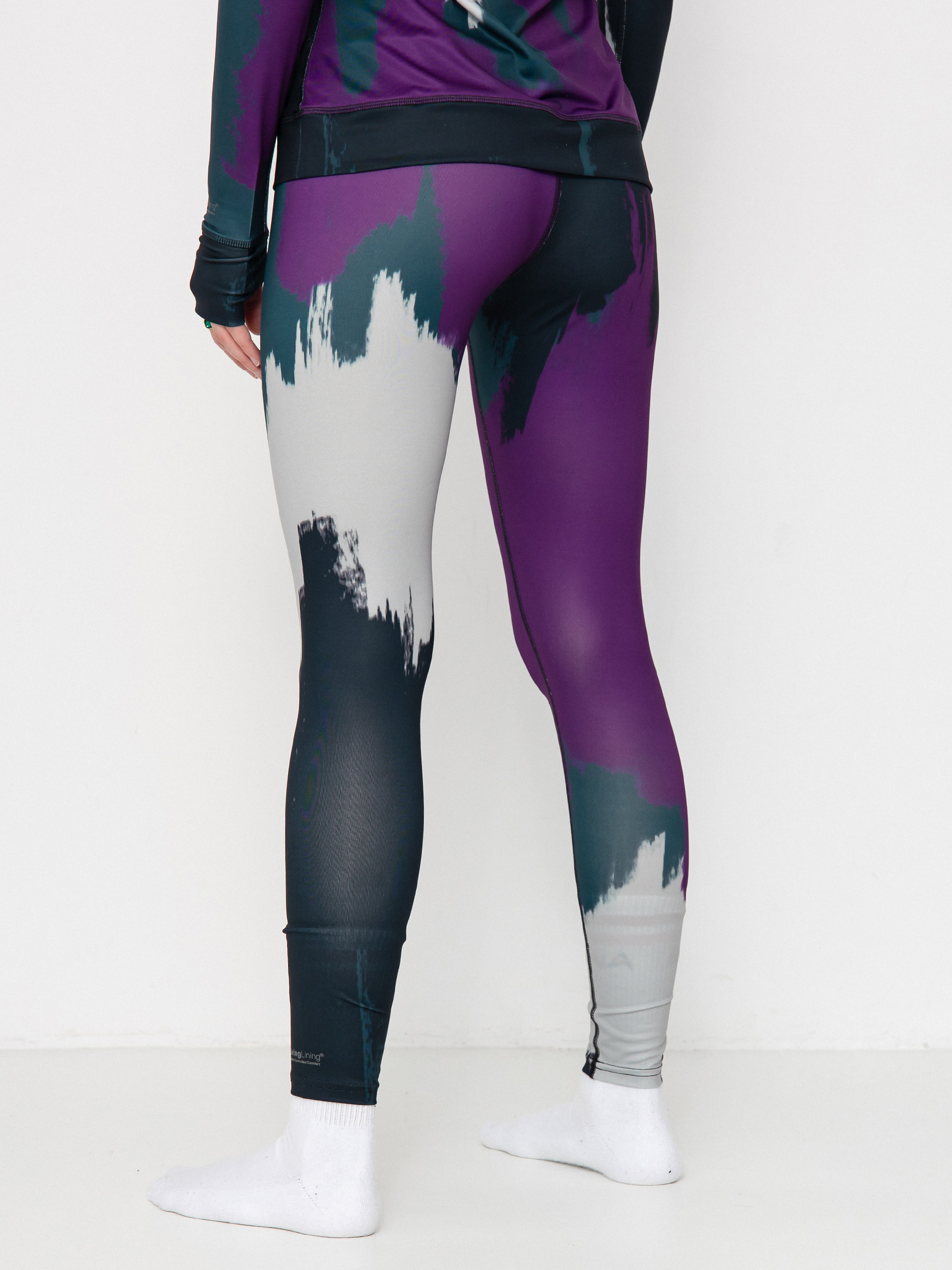 Damskie Legginsy aktywne Burton Lightweight X (silver sconce/forest chalk)