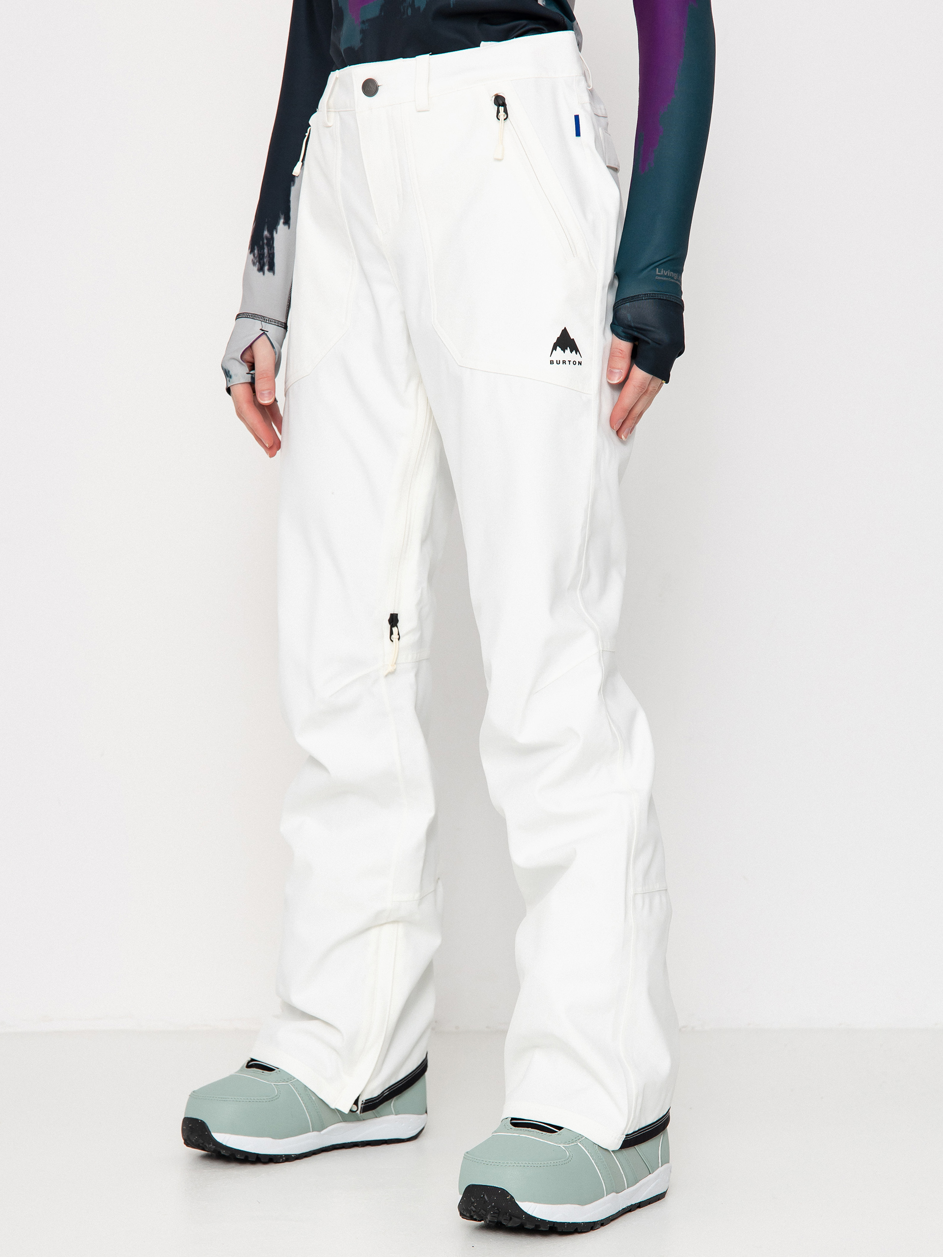 Damskie Spodnie snowboardowe Burton Vida Stretch (stout white)