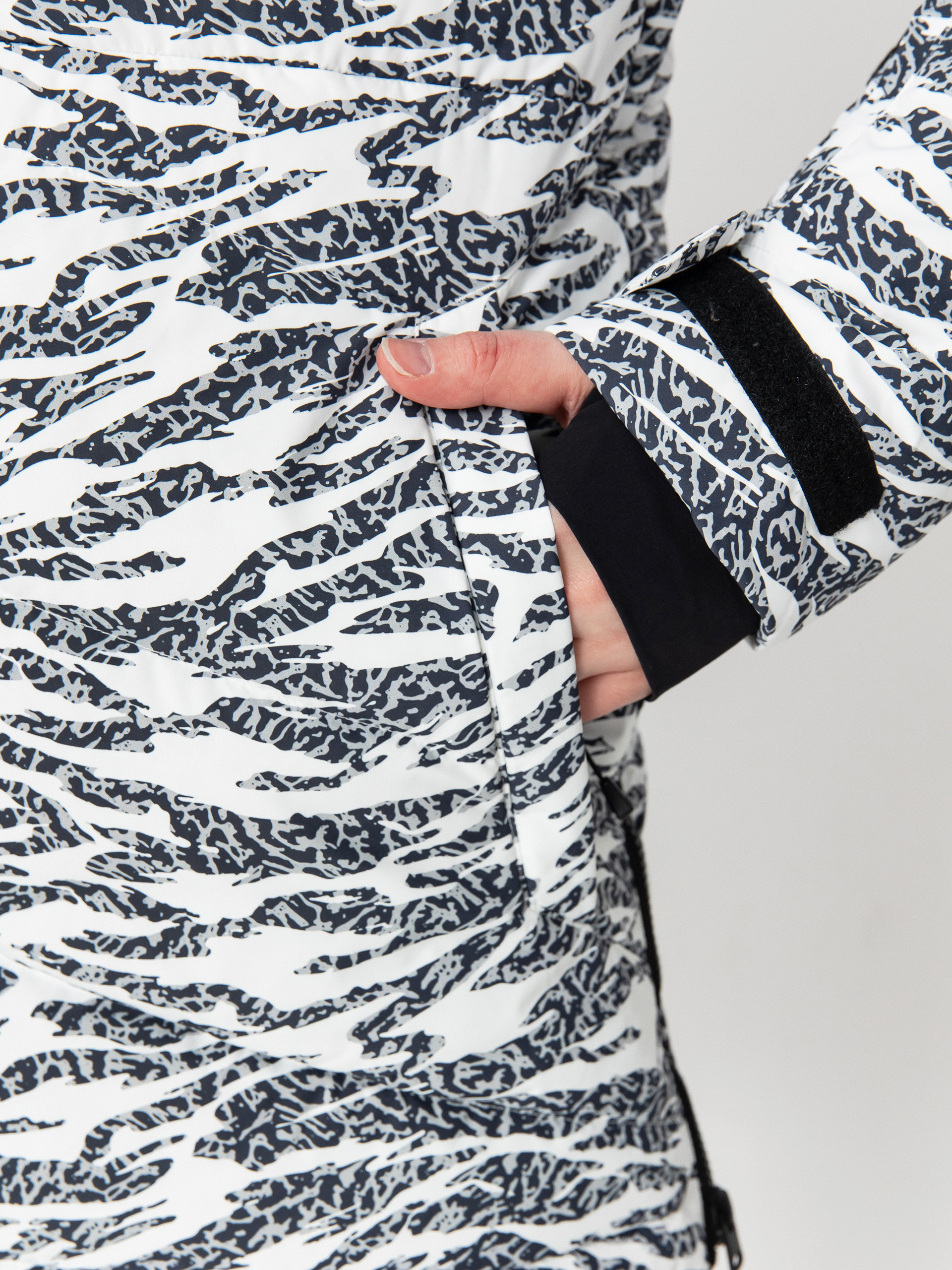 Damska Kurtka snowboardowa Burton Loyil Down (zebra camo)